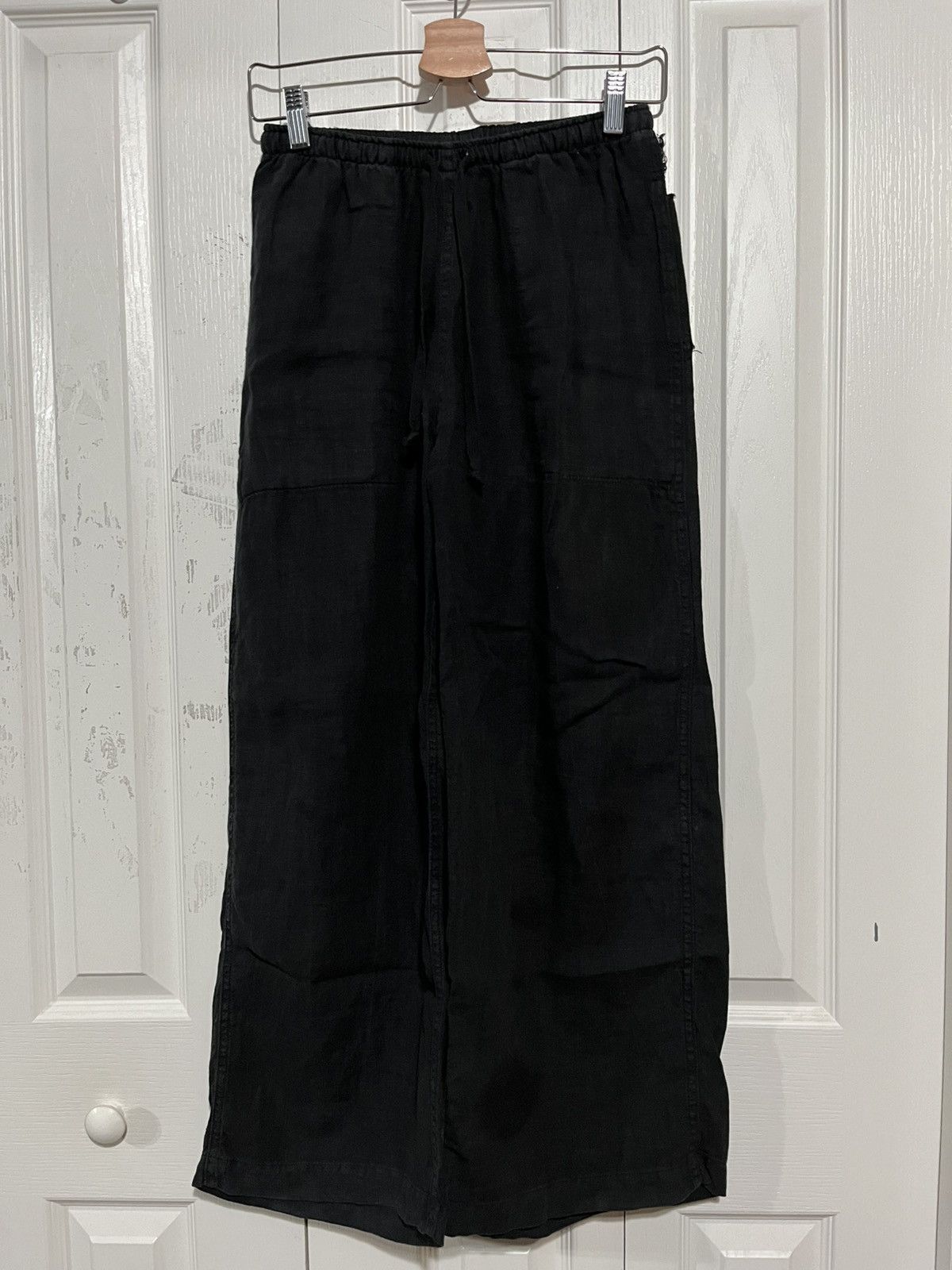 Staatsballett Black Linen Pants Size US 30 / EU 46 - 1 Thumbnail