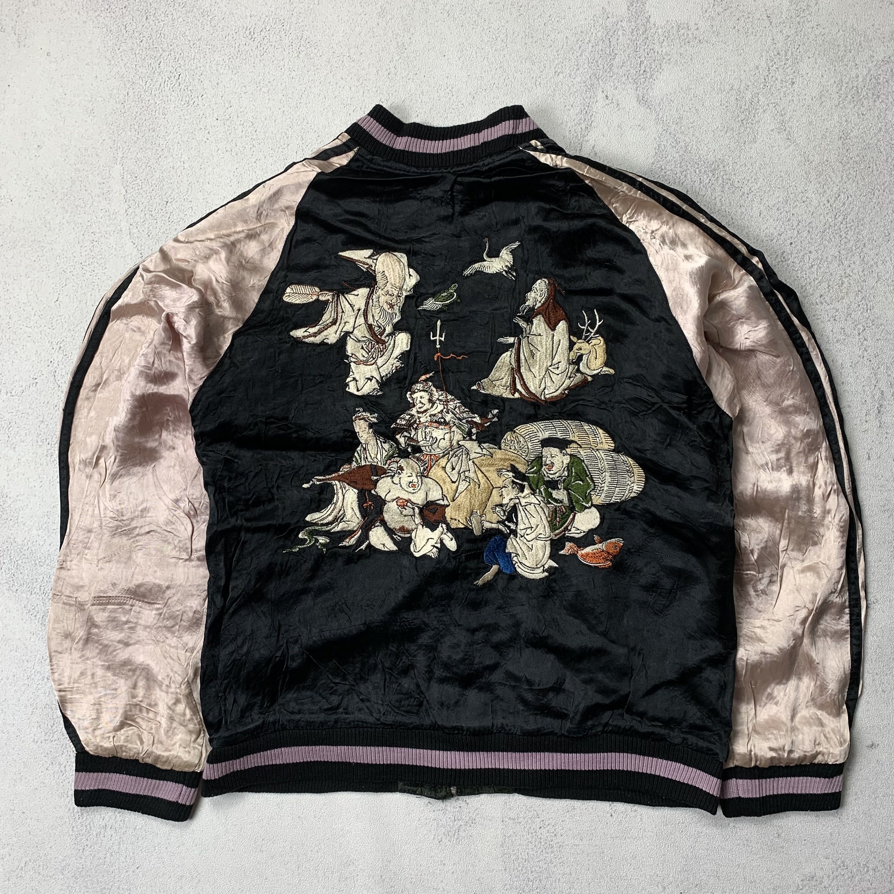 Japanese Brand Reversible Sukajan Jacket Japanese Classic Script Size US M / EU 48-50 / 2 - 4 Thumbnail