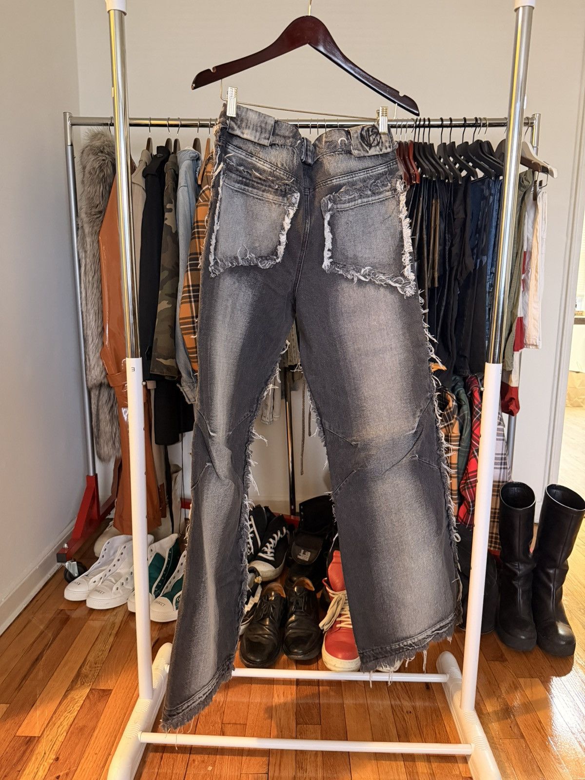 No Faith Studios No Faith Studios Flare Denim Size US 30 / EU 46 - 7 Thumbnail