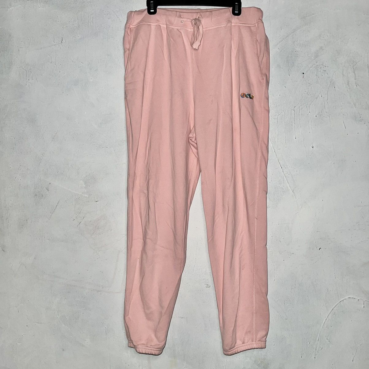 Golf Wang Golf wang embroidered peach salmon sweatpants M Size US 32 / EU 48 - 1 Thumbnail