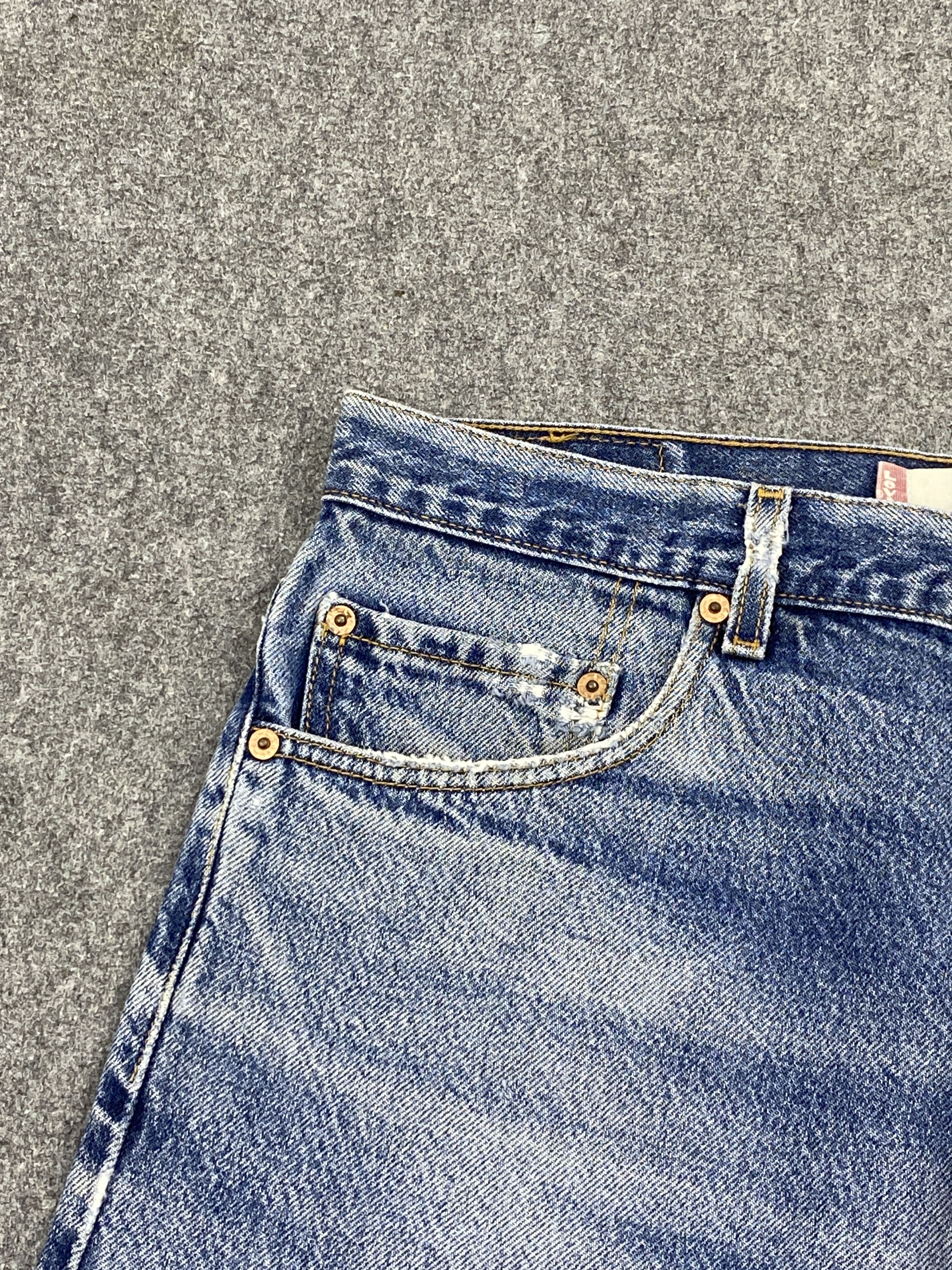 Levi's Faded Blue Vintage Levis 517 Flared Bootcut Denim DP2599 Size US 35 - 10 Thumbnail