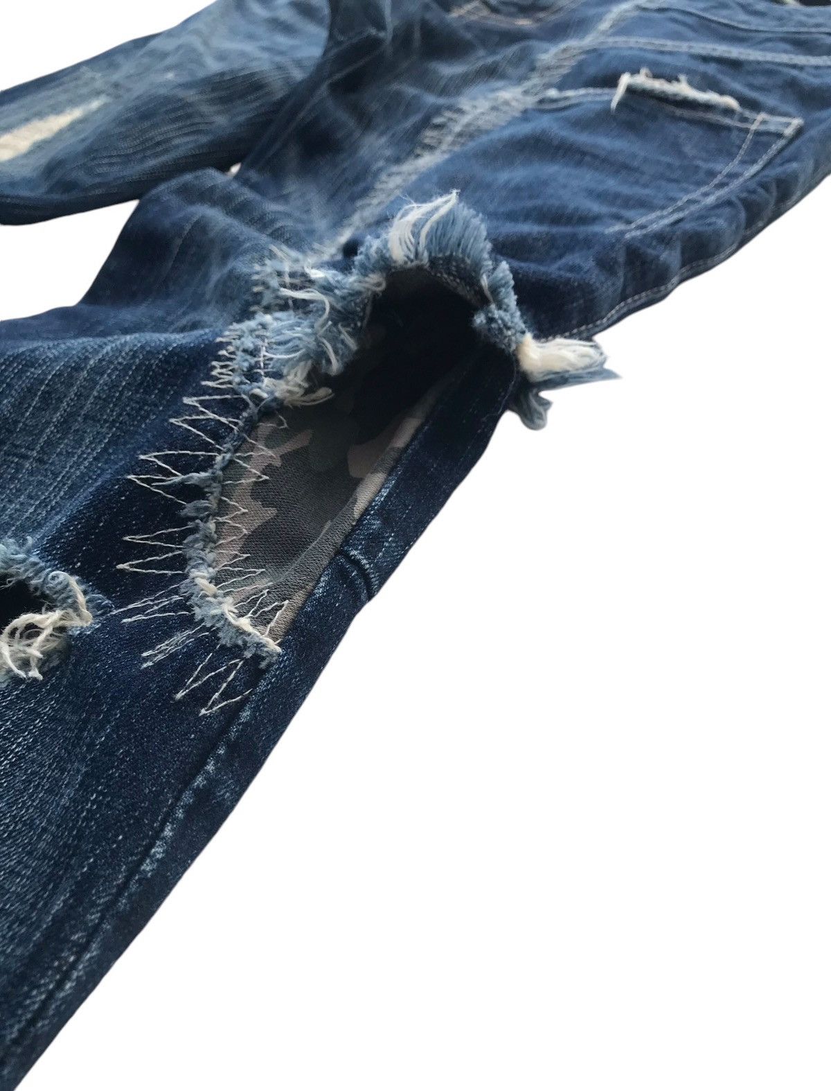 ABAHOUSE Rare Abahouse Japan Distressed Streetwear Denim Pants Size US 33 - 10 Thumbnail