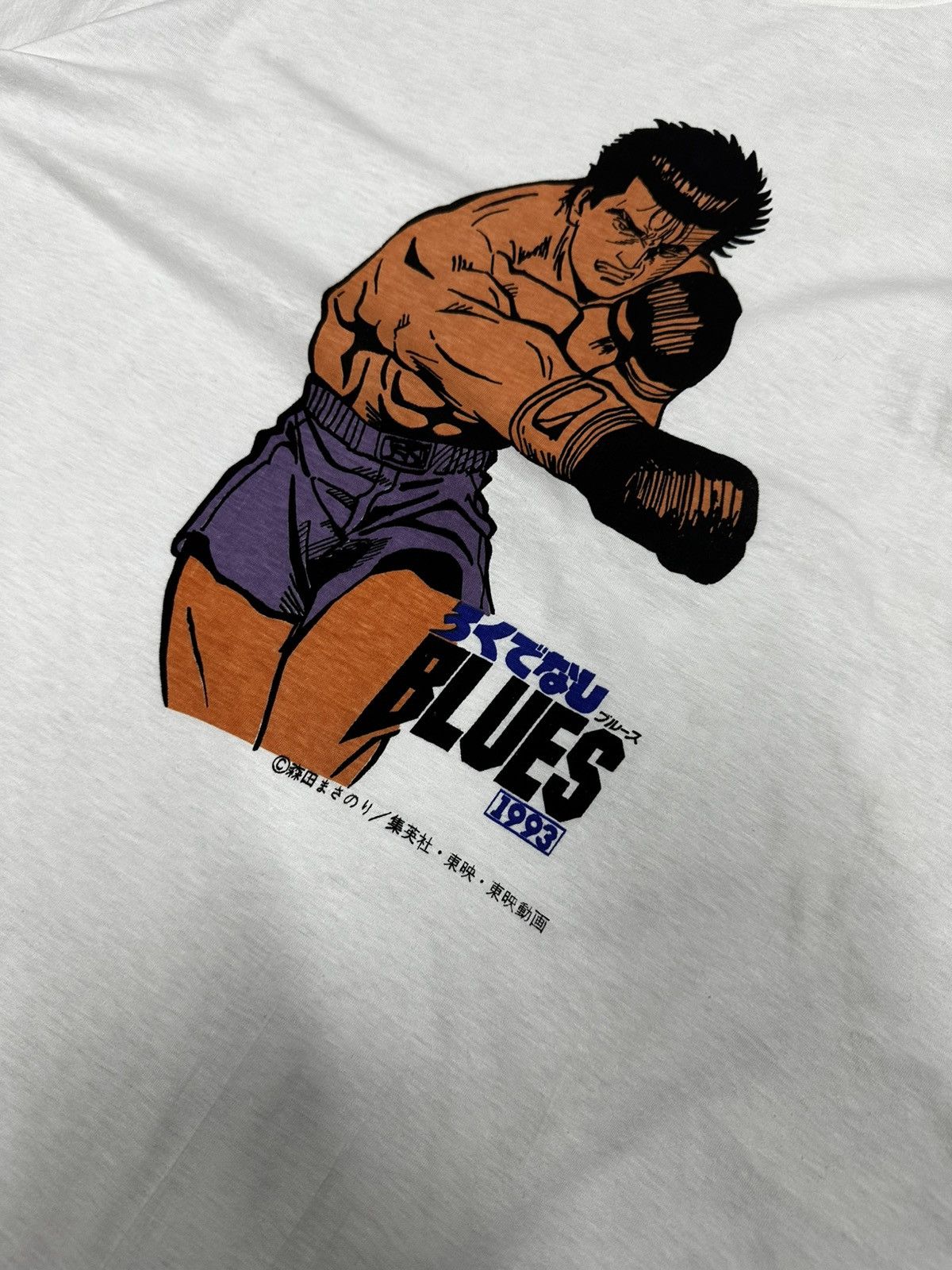 Anime × Cartoon Network Vintage 1993 Rokudenashi Blues Anime Movie Tee Banpresto Size US M / EU 48-50 / 2 - 3 Thumbnail