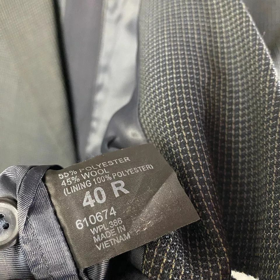 Haggar Haggar Blazer Men's 40R Jacket Polyester Wool 3 Buttons Size 40R - 8 Thumbnail