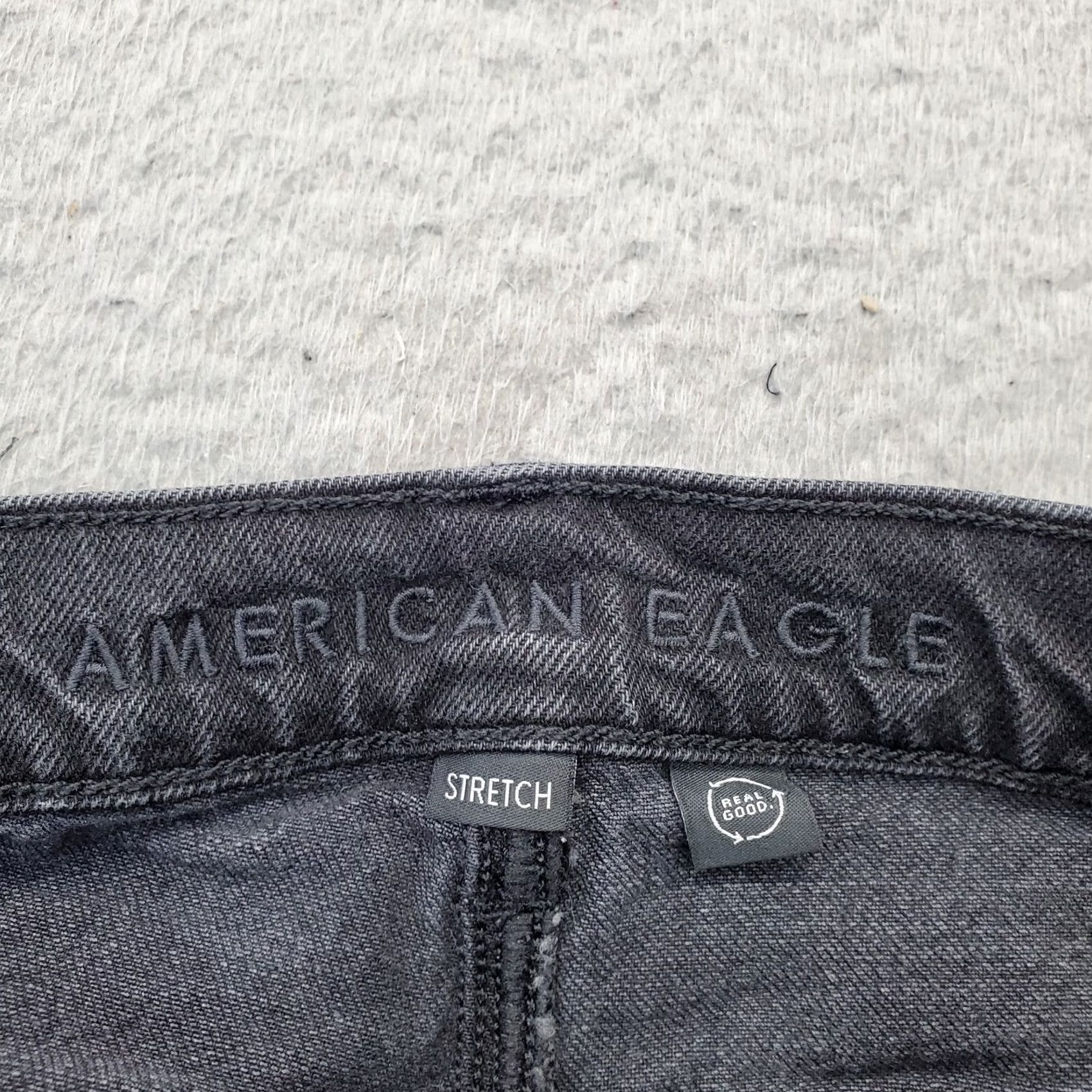 American Eagle Outfitters American Eagle Outfitters Skinny Jeans Women 4 Black Slim Fit 5-Pocket Distressed Denim Pair Size 27" / US 4 / IT 40 - 7 Thumbnail