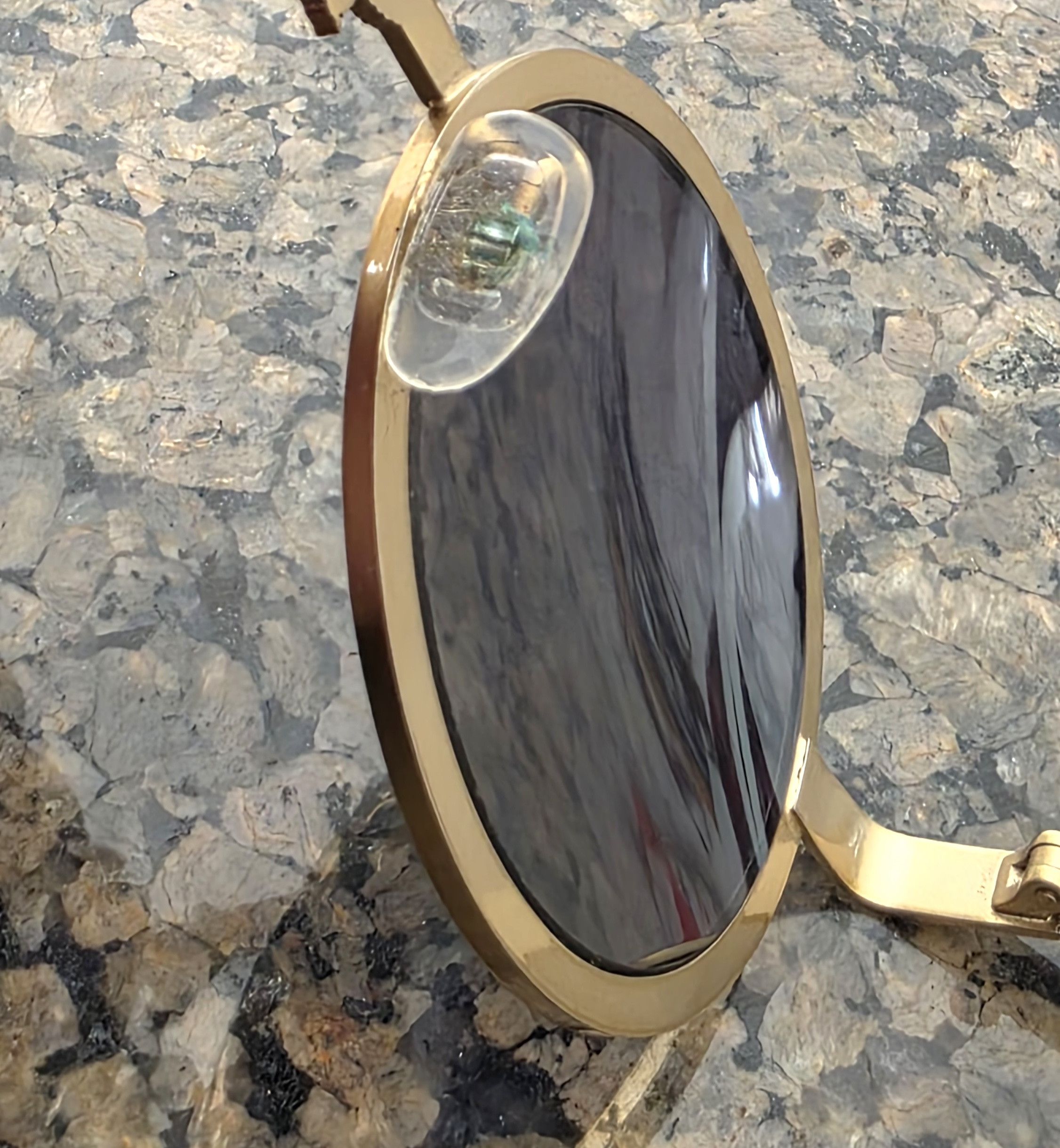 Boy London BOY London Gold Eagle Cyberpunk Lennon Round Sunglasses 80s Size ONE SIZE - 16 Thumbnail