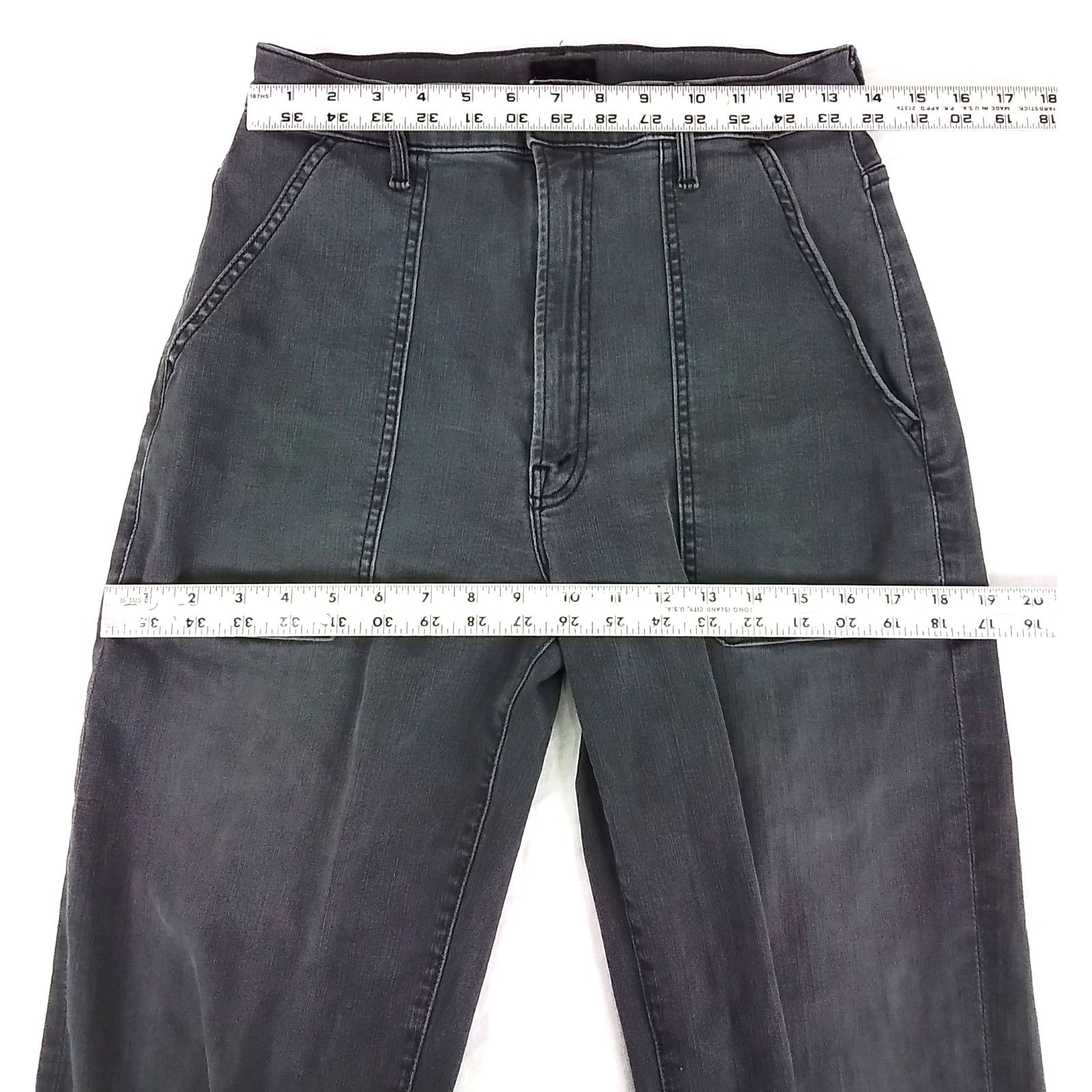 MOTHER Mother Denim Jeans Women's 28 The Wrapper Patch Ankle Size 28" / US 6 / IT 42 - 13 Thumbnail