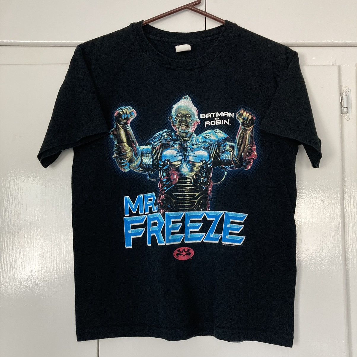 BATMAN & ROBIN 1997 MR FREEZE SHIRT DC COMIC MOVIE PROMO 90S