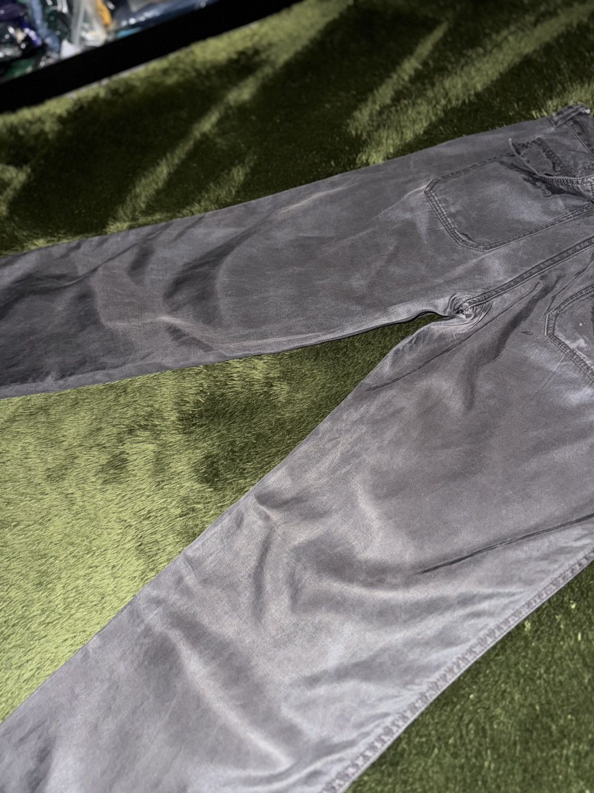 Beams Japan [46] BEAMS Light Button Fly Cupro relaxed fit Pants Gray Size US 32 / EU 48 - 11 Thumbnail