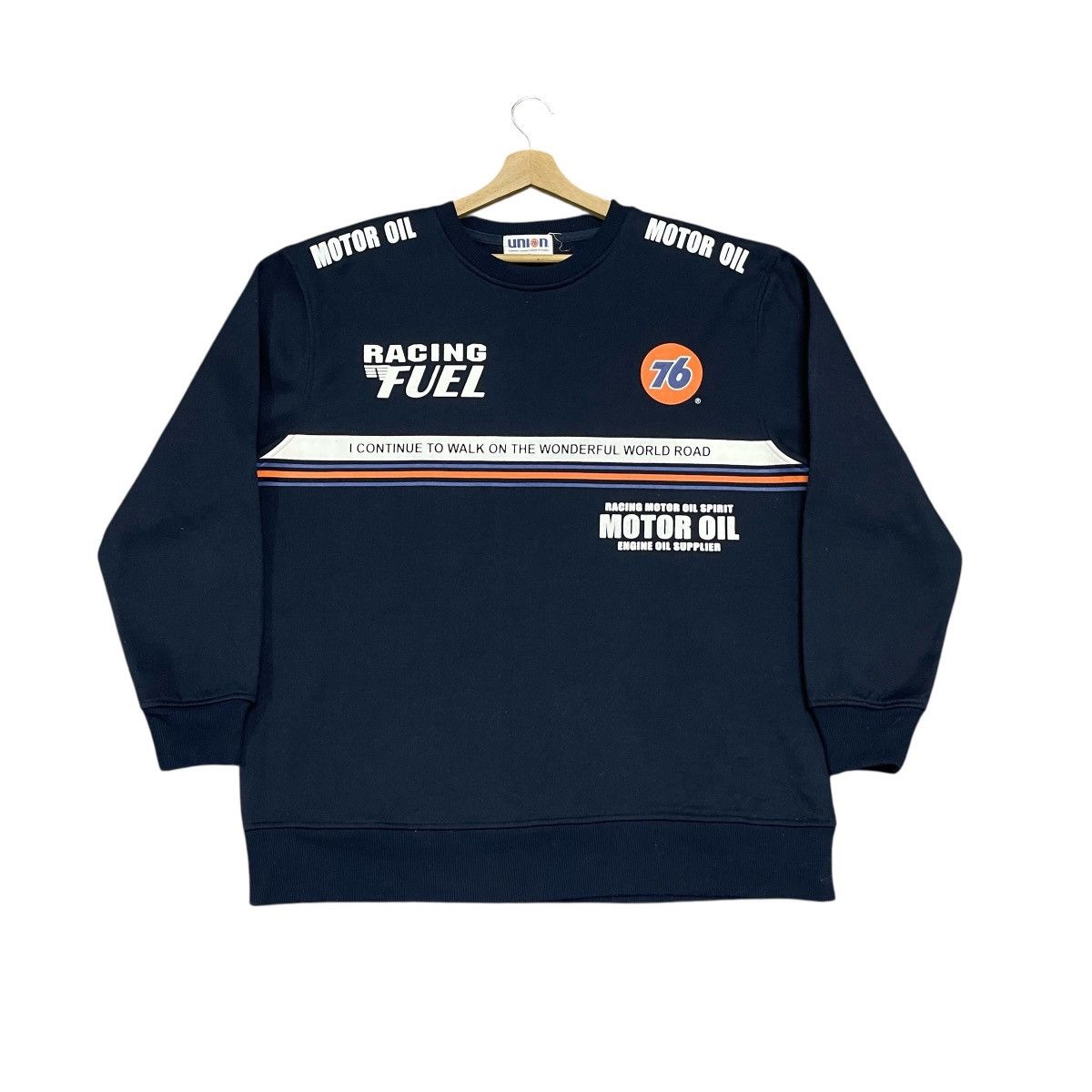 Sports Specialties Vintage 90s Union 76 Lubricants Racing Sweatshirt Size US XXL / EU 58 / 5 - 1 Thumbnail