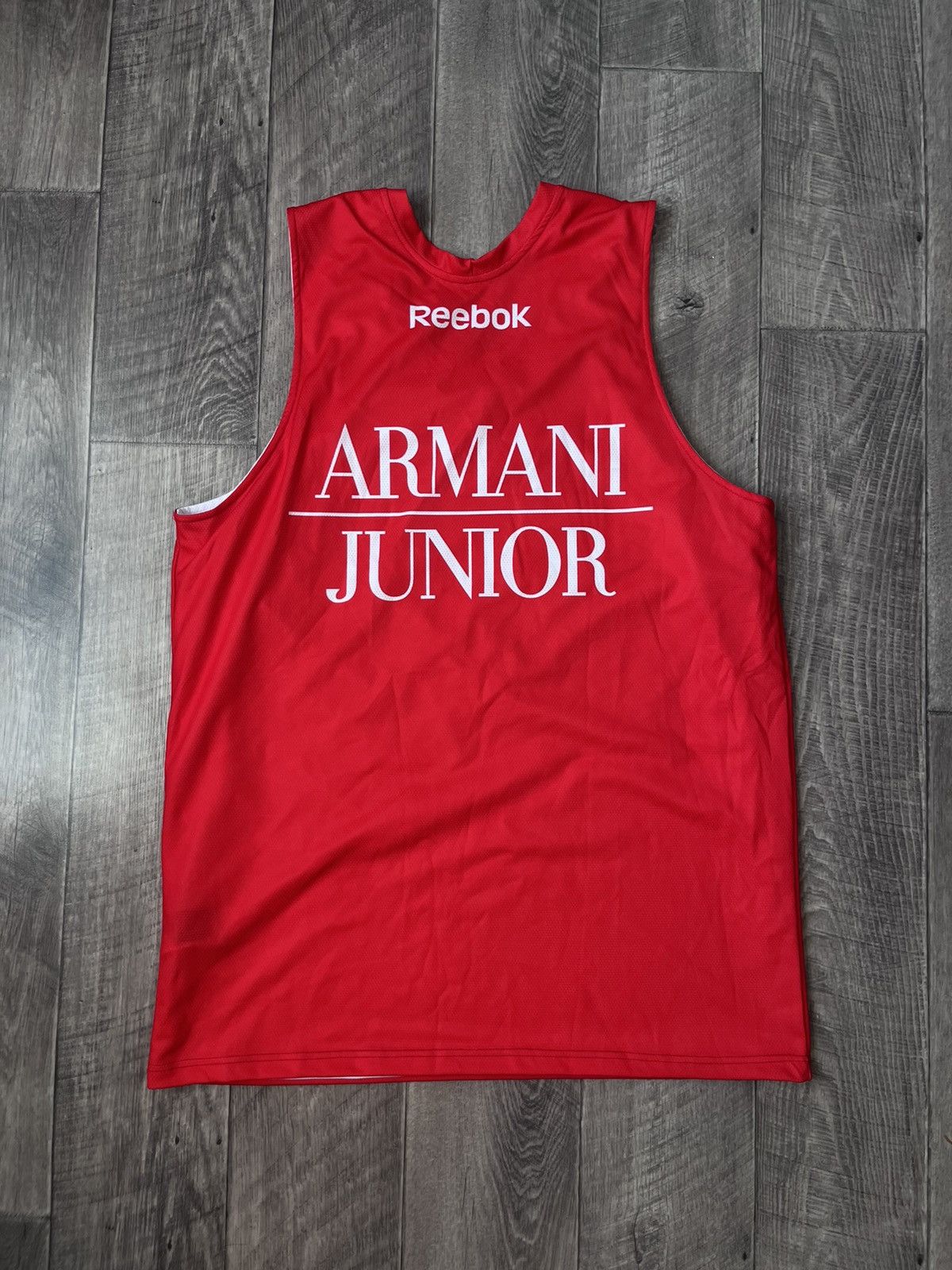 Reebok Vintage Reebok Olimpia Milano Armani Jeans Junior Jersey XL Size US XL / EU 56 / 4 - 2 Thumbnail
