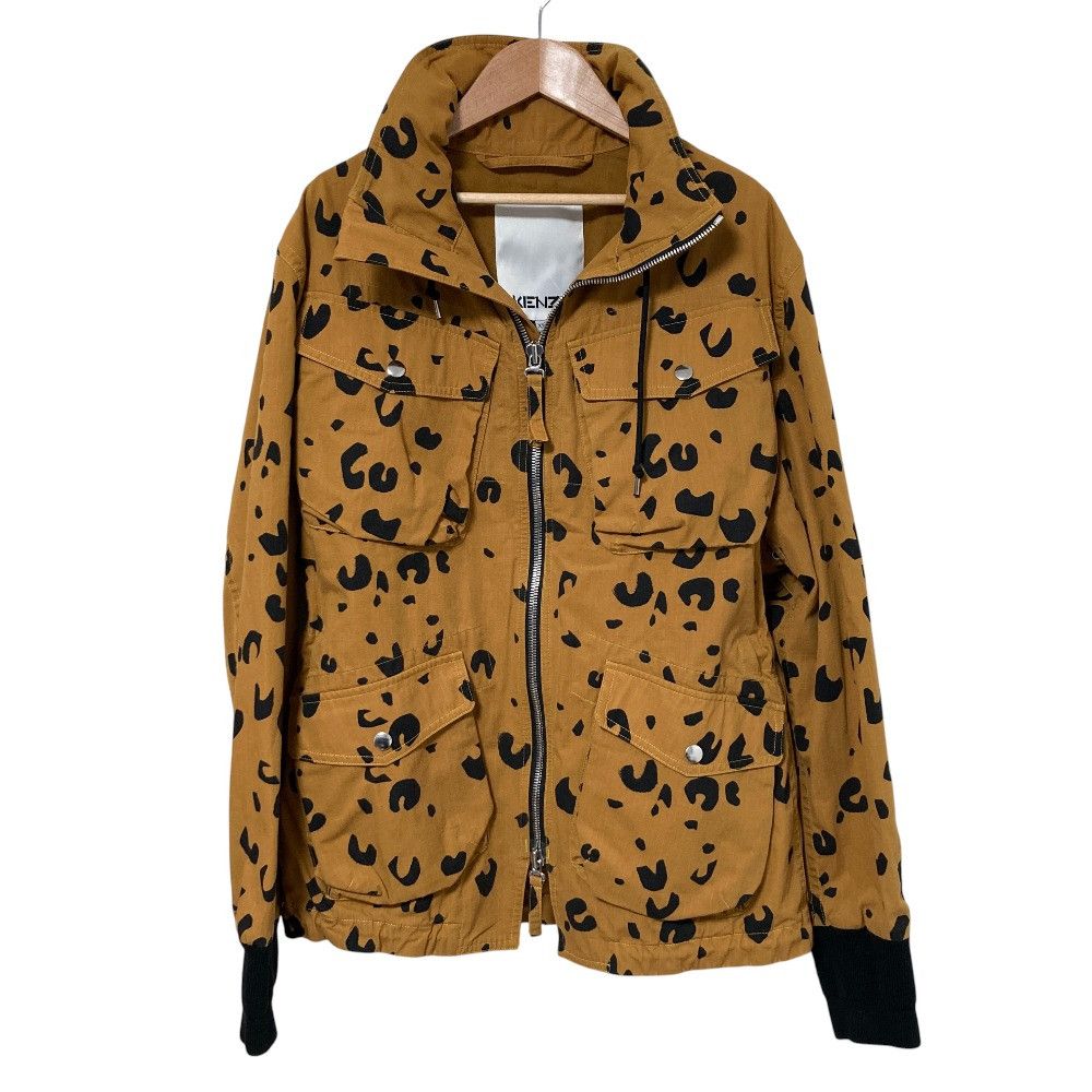 Kenzo Kenzo KENZO Leopard Military Jacket Textile Outerwear FB550U3009PB DUTY FREE for USA Size ONE SIZE - 1 Thumbnail