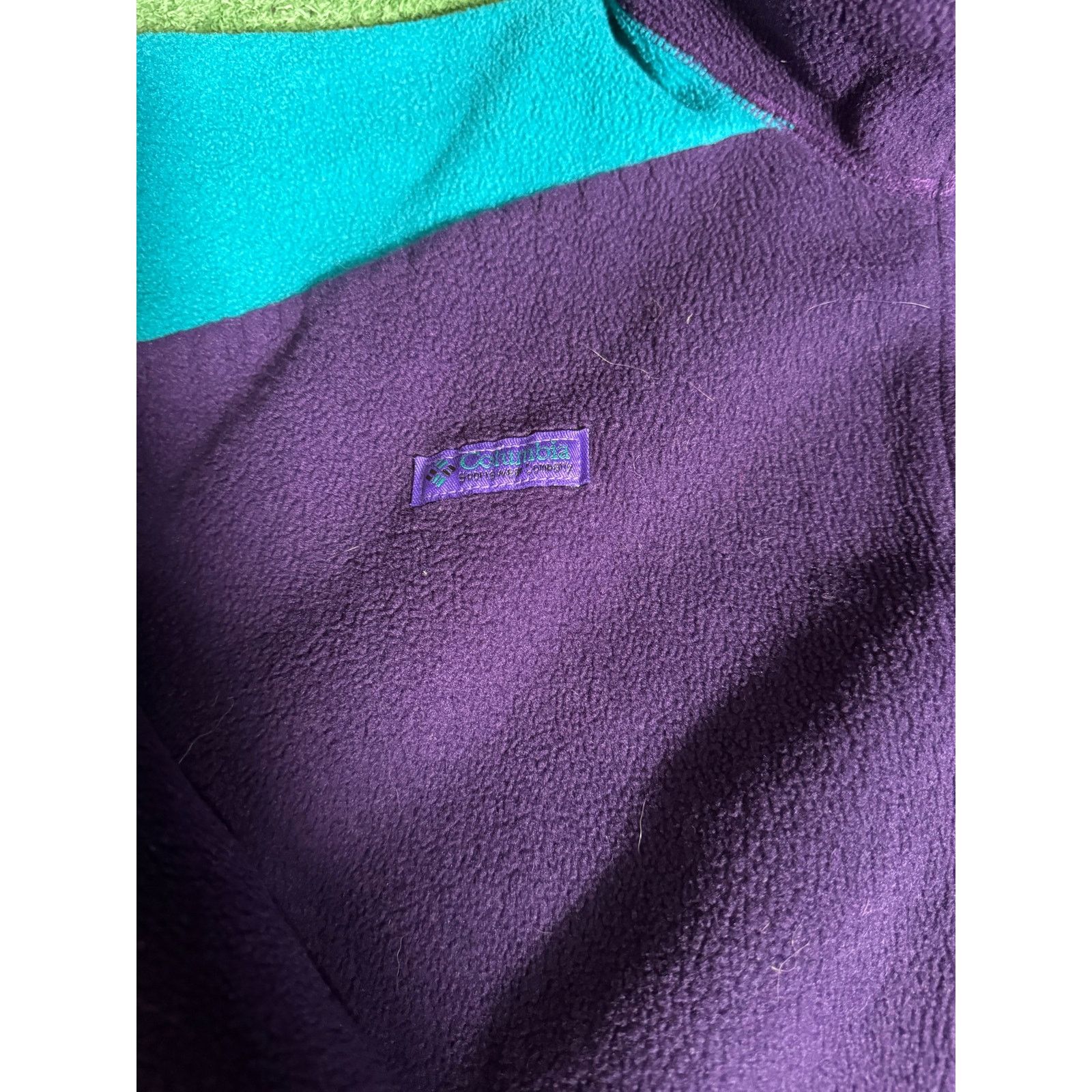 Columbia Columbia Fleece Men’s Jacket Purple Teal Sz XL Size US XL / EU 56 / 4 - 2 Thumbnail