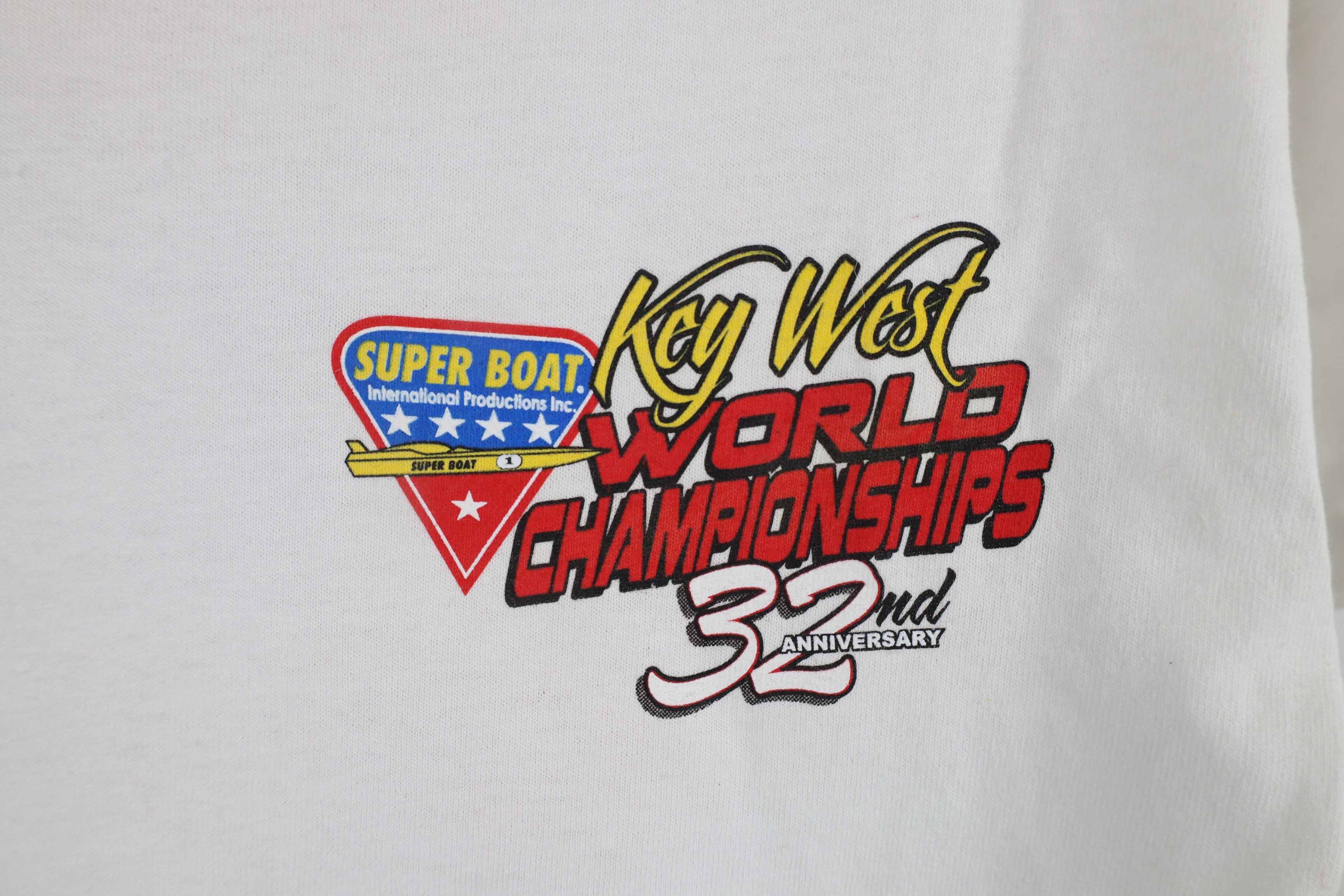 Vintage Vintage Y2K Key West World Championships Boating T-Shirt Size US S / EU 44-46 / 1 - 4 Thumbnail