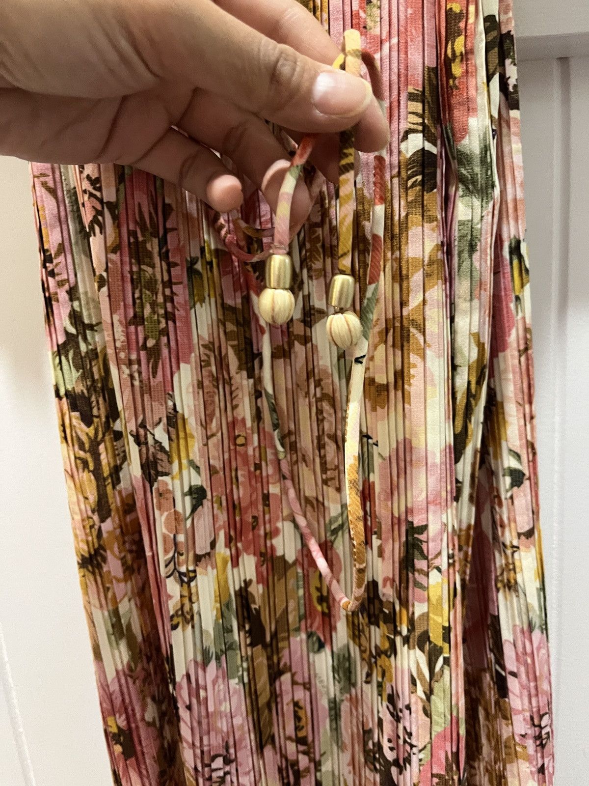 Zimmermann oc11z0525 Pleated Slip Midi Dress in Multicolor Size S / US 4 / IT 40 - 4 Thumbnail