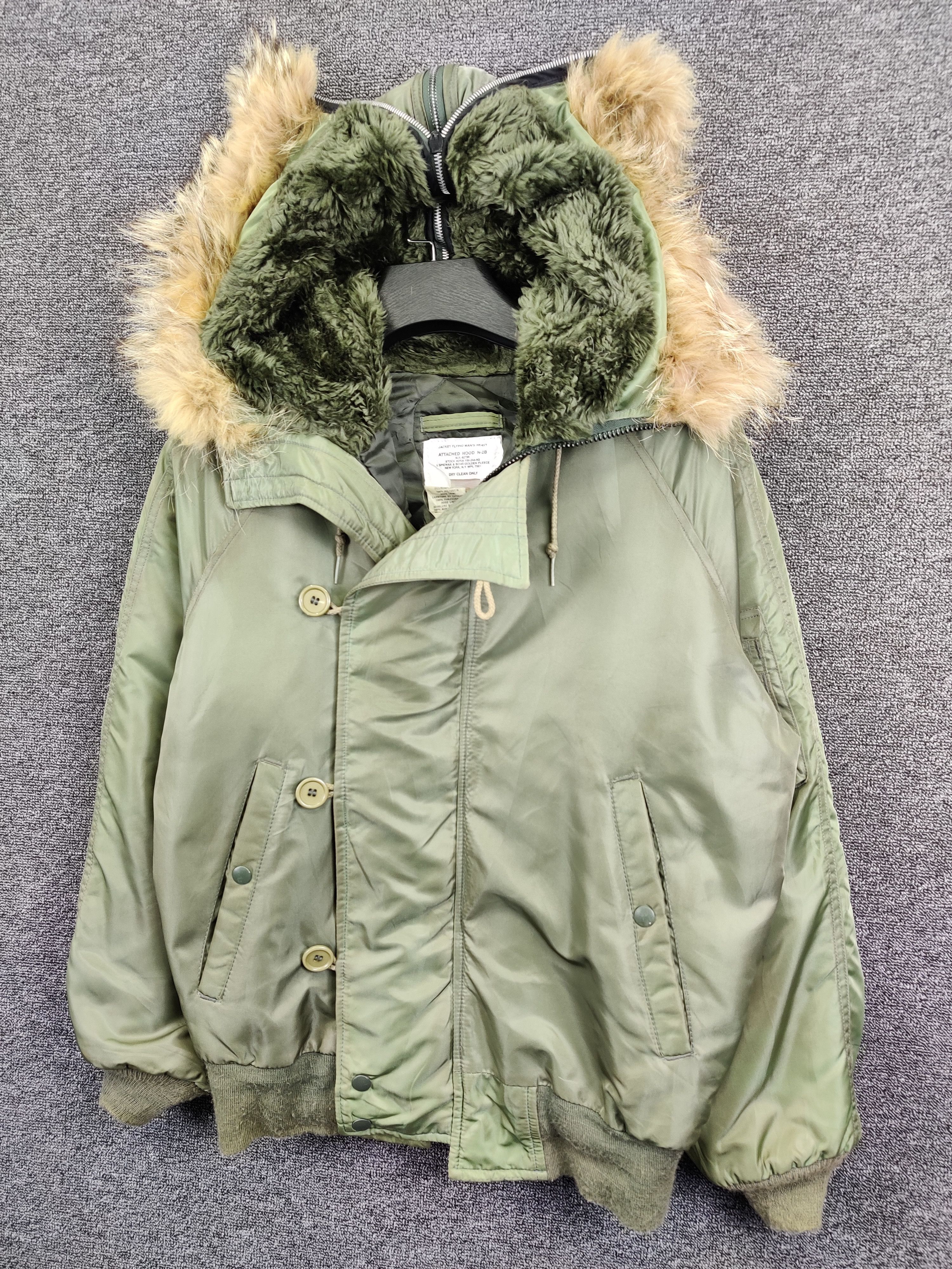 I. Spiewak And Sons Vintage 90's I Spiewak N-2B Faux Due Attached Bomber Hooded Size US M / EU 48-50 / 2 - 2 Thumbnail