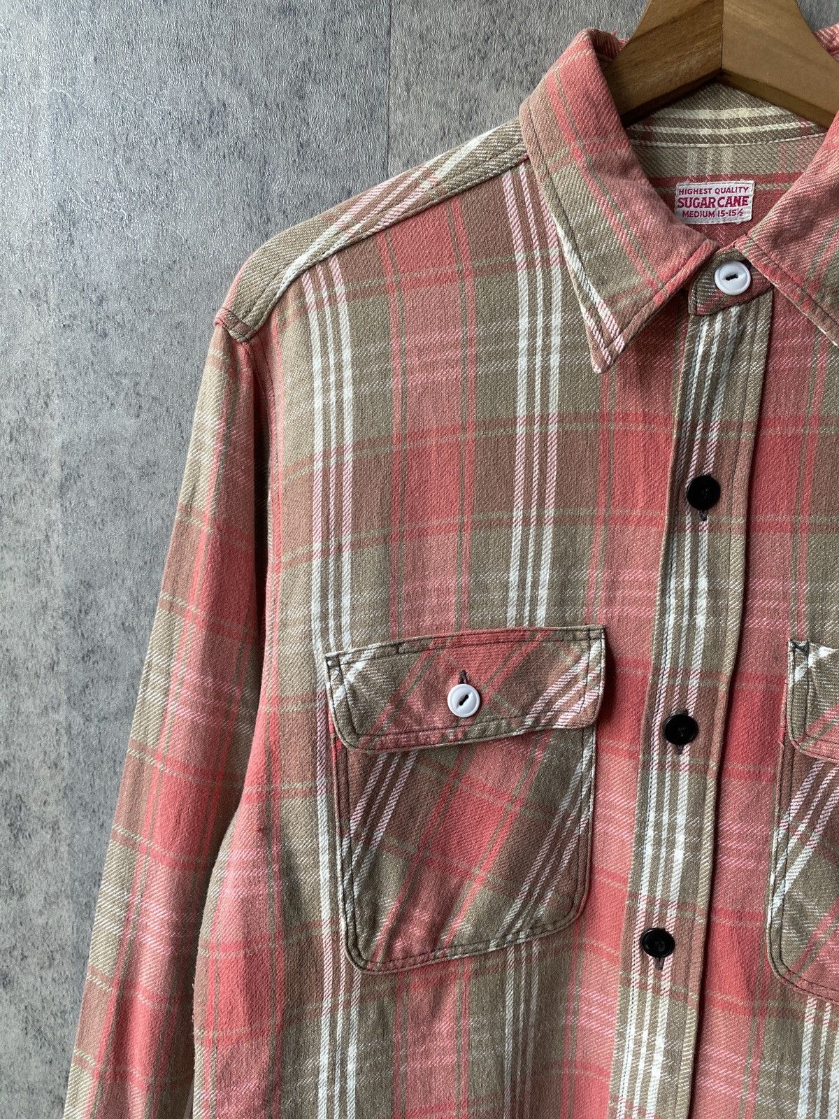Sugar Cane Vintage Sugar Cane Japan Flannel Shirt Size US M / EU 48-50 / 2 - 7 Thumbnail