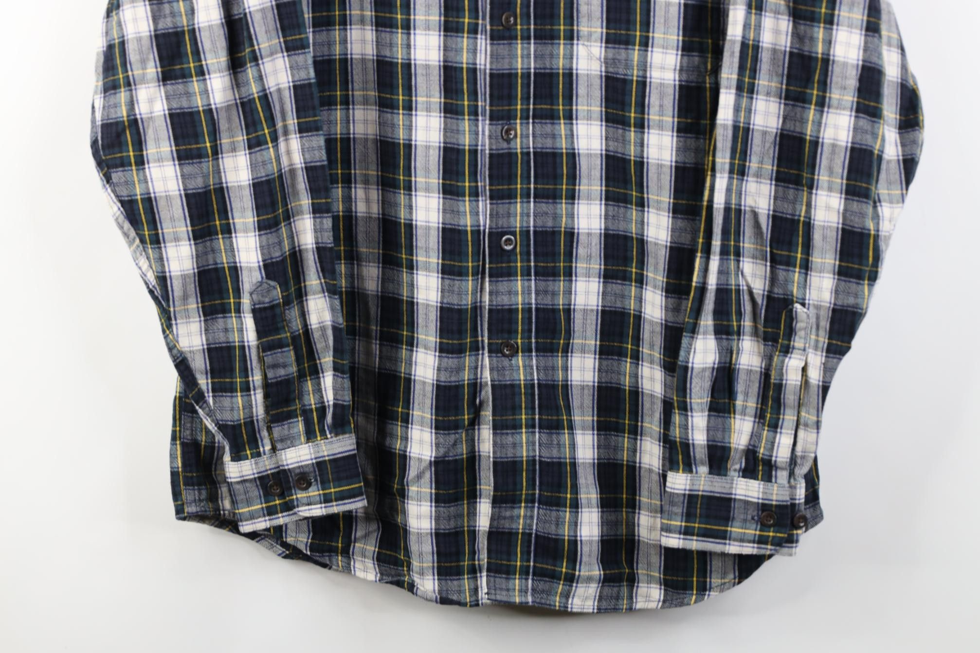 L.L. Bean Vintage 90s LL Bean Flannel Collared Button Down Shirt Plaid Size US M / EU 48-50 / 2 - 3 Thumbnail