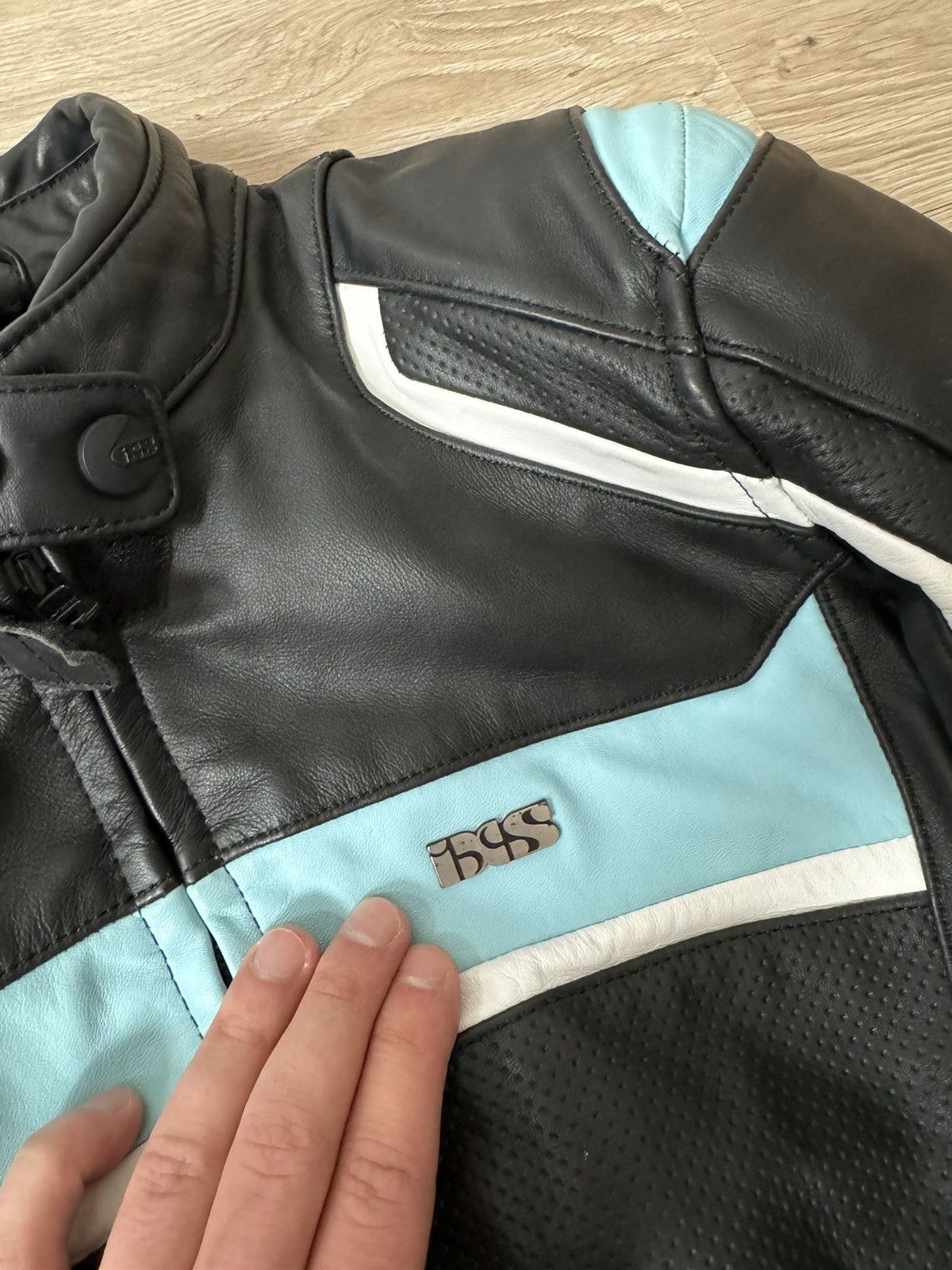Other Vintage Y2K IXS Moto Racing Leather Jacket Size M / US 6-8 / IT 42-44 - 5 Thumbnail