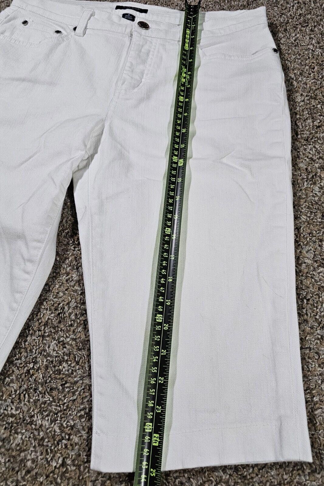 Chaps WOMENS CHAPS Size 8 White Stretch Shirts 14" Inseam Size 30" / US 8 / IT 44 - 10 Thumbnail