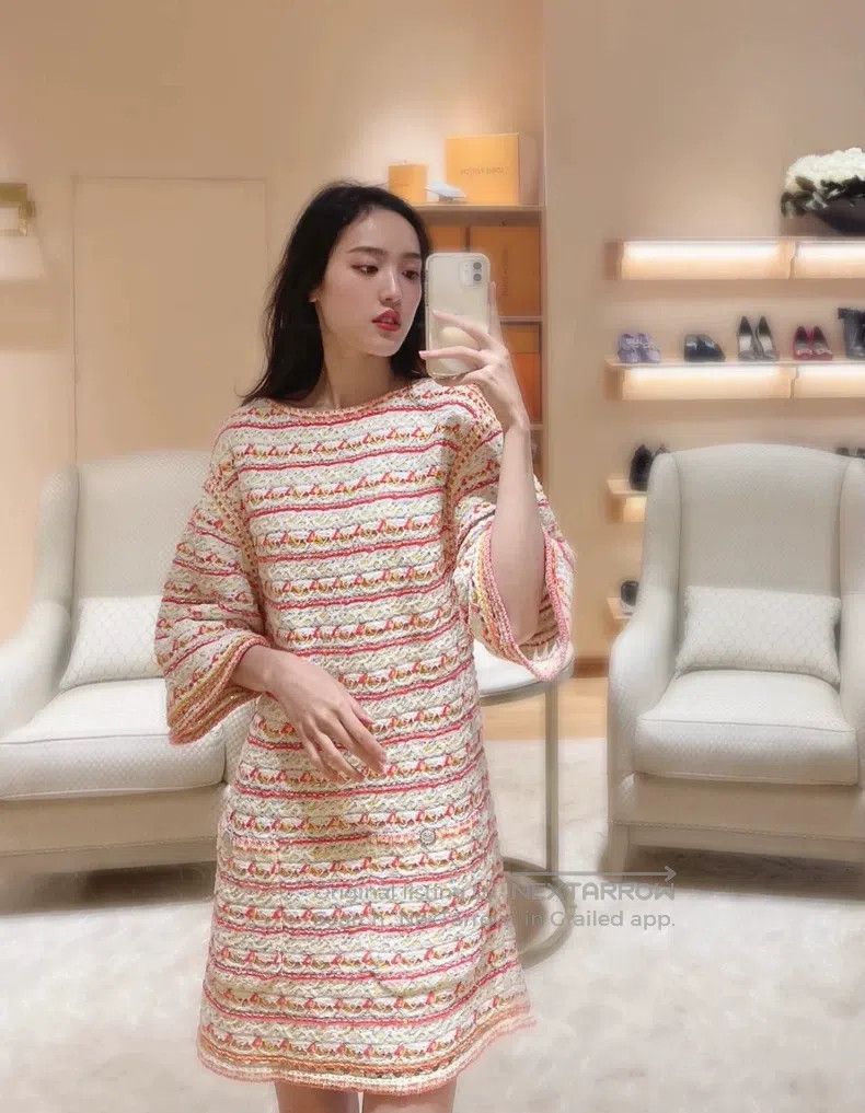 Chanel Chanel 19S beach series colourful woven heavy industry dre Size XXS / US 00 / IT 34 - 3 Thumbnail