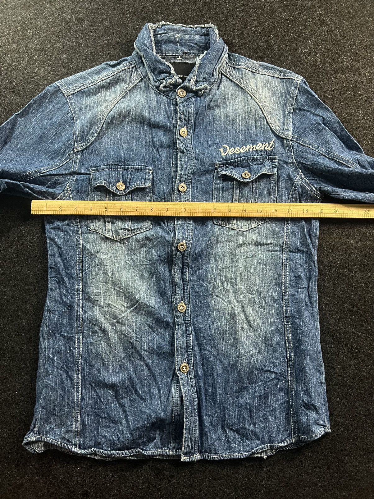 Tornado Mart Vintage In The Attic Homme Distressed Western Button Up Size US M / EU 48-50 / 2 - 5 Thumbnail