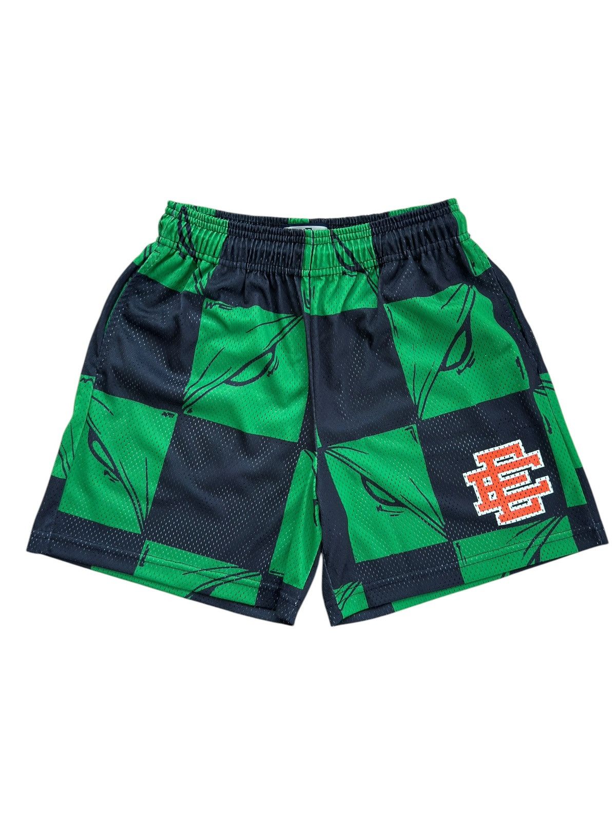 Eric Emanuel × Matty Boy Matty Boy Eric Emanuel 99 Eyes EE Shorts - Green Size US 33 - 1 Thumbnail