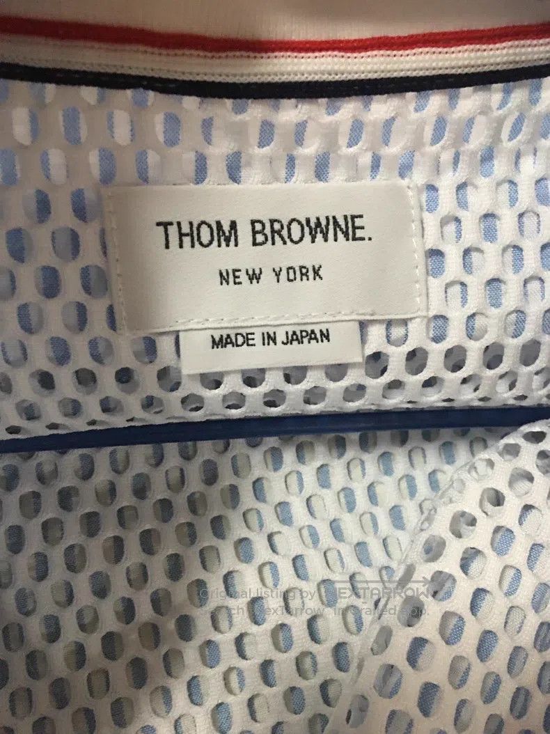 Thom Browne Thom Browne Blue and White Striped Blazer Size US M / EU 48-50 / 2 - 2 Thumbnail