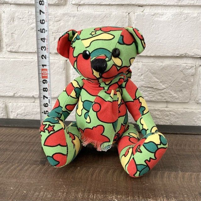 Bape BAPE PSYCHE CAMO Teddy Bear Plush Doll a bathing ape NIGO Size ONE SIZE - 8 Thumbnail