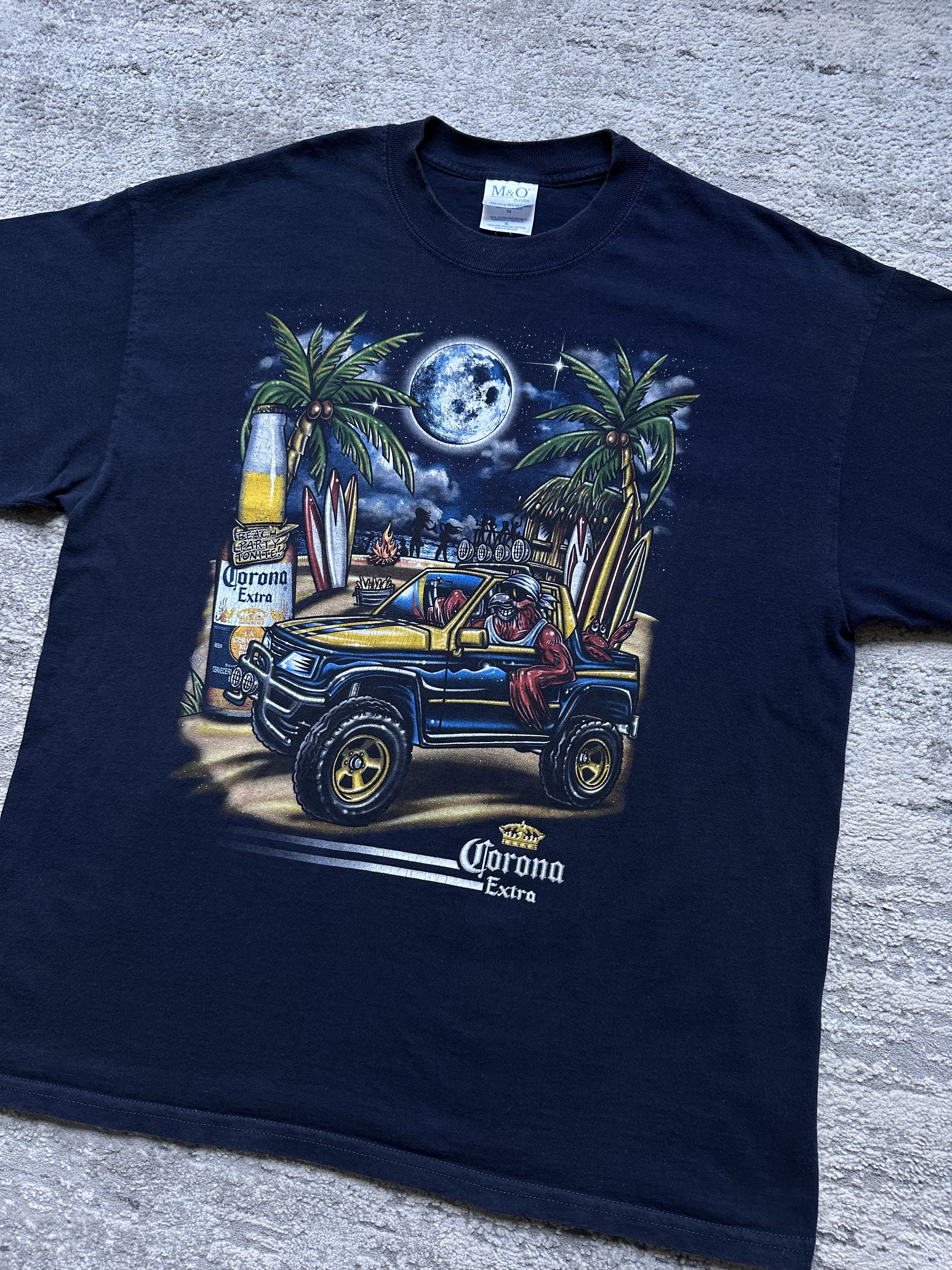 Vintage Corona Extra vintage t shirt Size US XL / EU 56 / 4 - 2 Thumbnail
