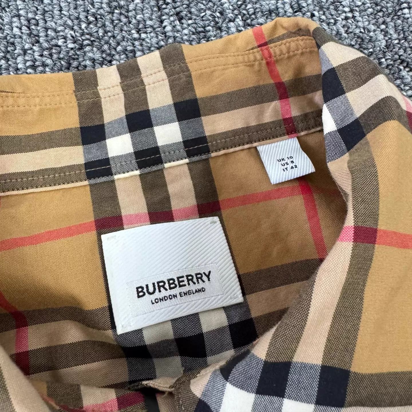 Burberry Burberry Classic Check Long Shirt Dress UK10 99New Size M / US 6-8 / IT 42-44 - 5 Thumbnail