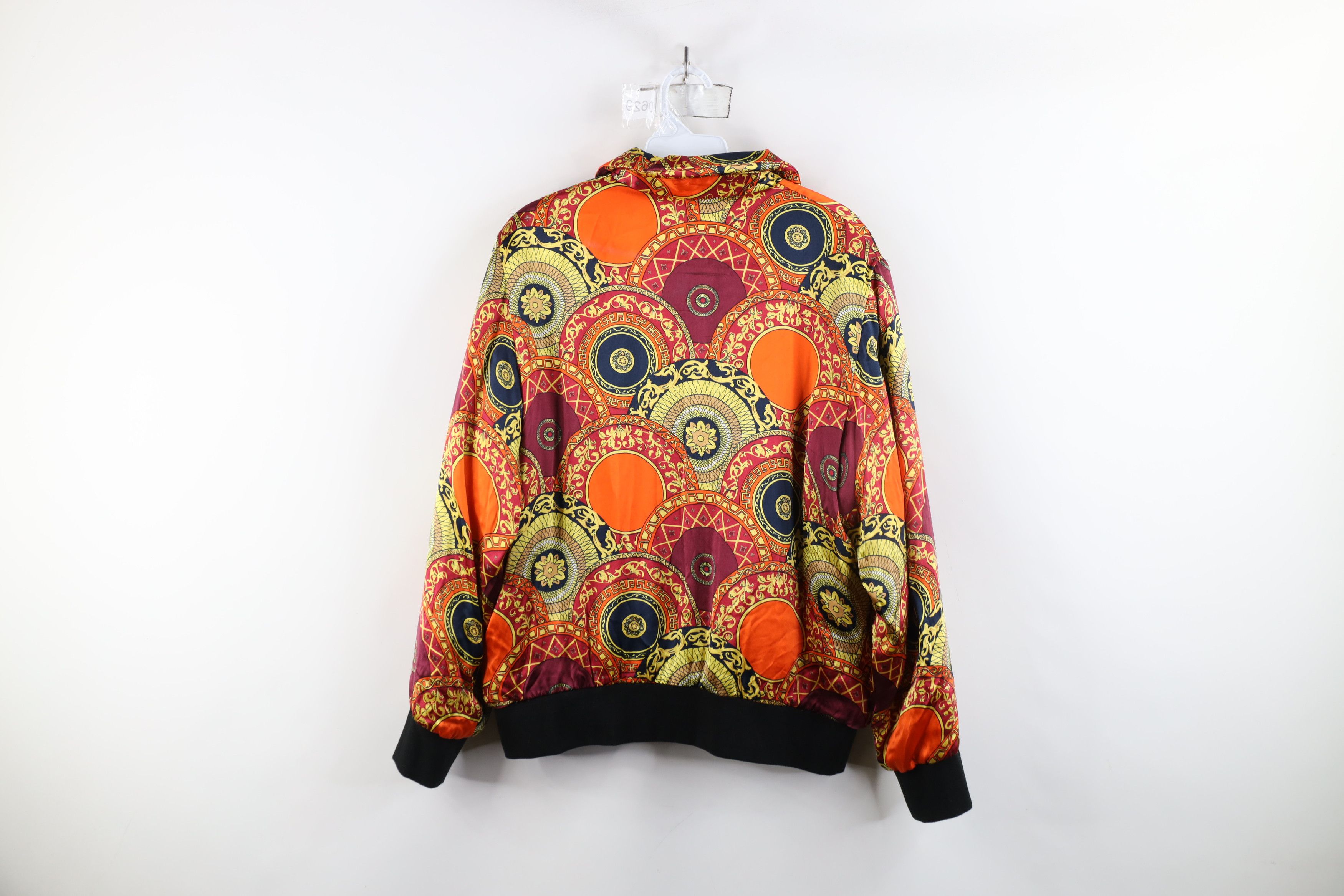 Vintage Deadstock Vintage 90s Streetwear Geometric Zip Bomber Jacket Size L / US 10 / IT 46 - 12 Thumbnail