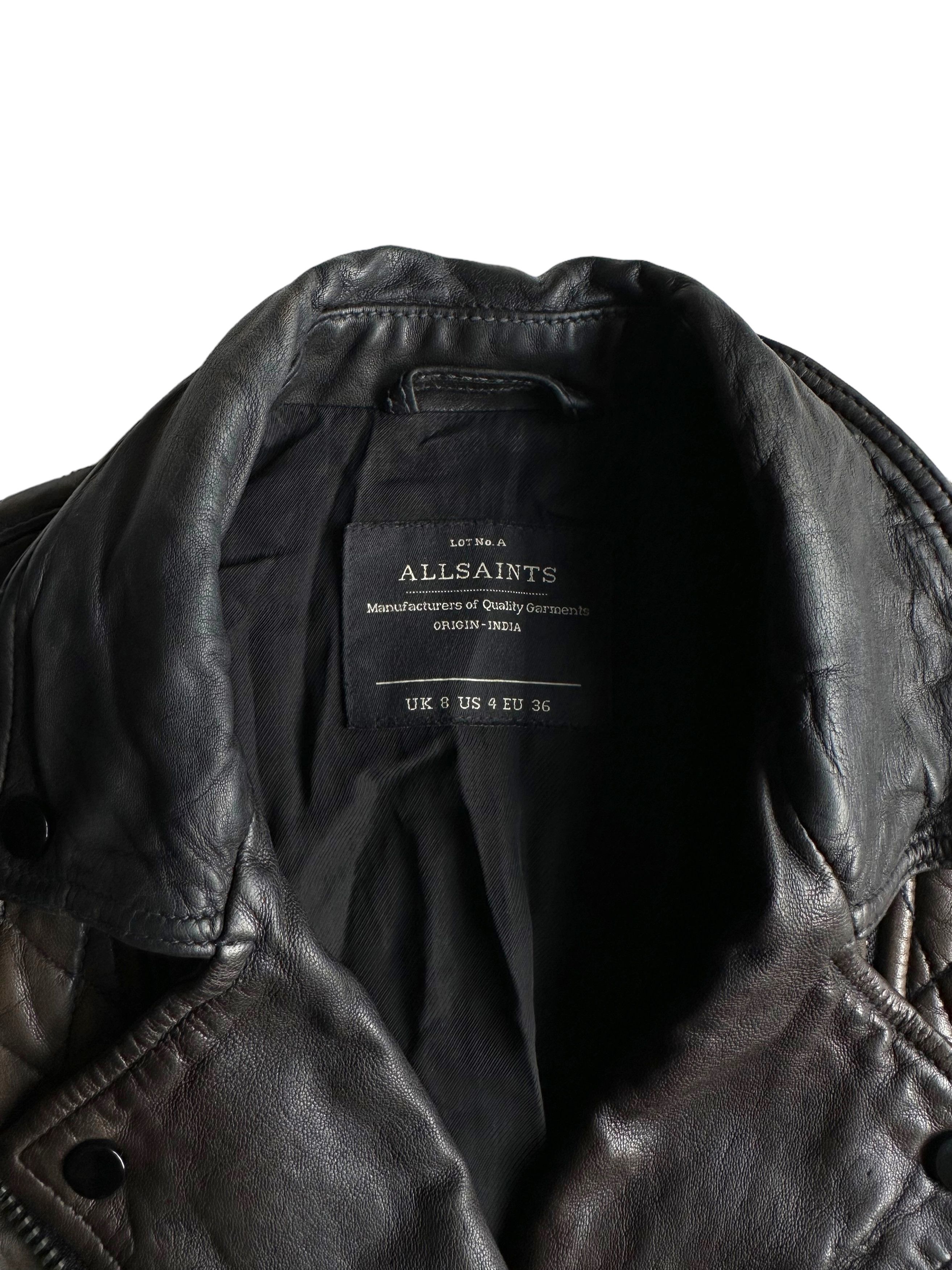 Allsaints Allsaints Conroy Leather Biker Jacket US4 Size S / US 4 / IT 40 - 5 Thumbnail