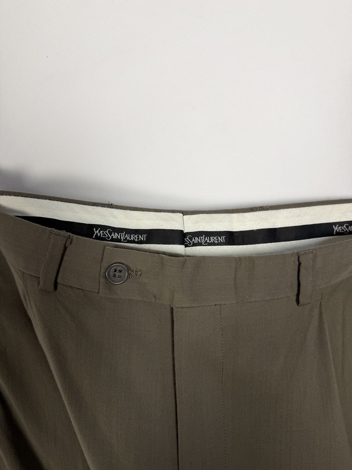 Yves Saint Laurent Yves Saint Laurent Wool Pants Chino Trousers YSL Vintage S48 Size US 32 / EU 48 - 9 Thumbnail