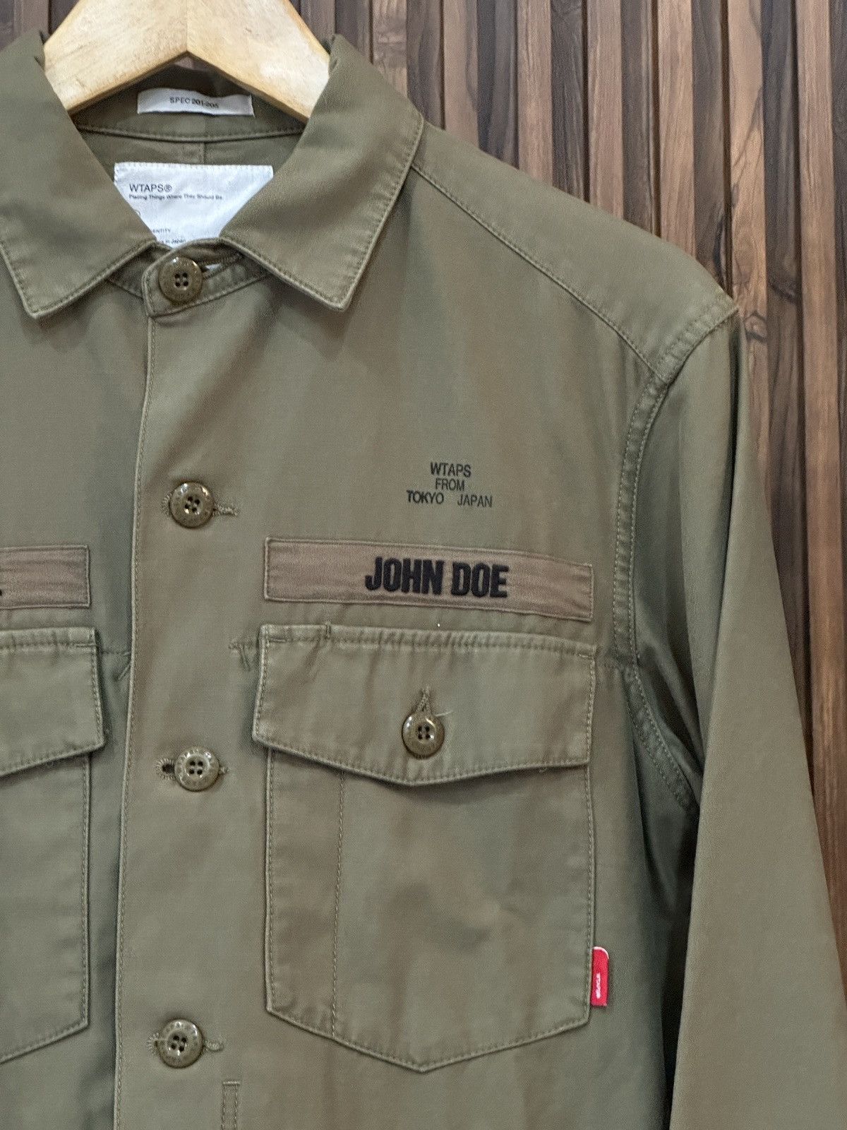 Wtaps WTAPS Buds LS Shirts Cotton Satin 2011 "Olive Drab" size 2 Size US M / EU 48-50 / 2 - 4 Thumbnail
