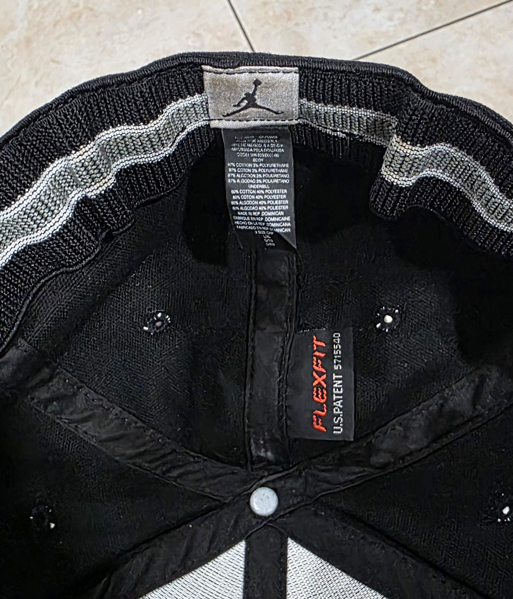 Jordan Brand Air Jordan 17 XVII Flexfit Hat Y2K Vintage Rare Baseball Cap Size ONE SIZE - 6 Thumbnail