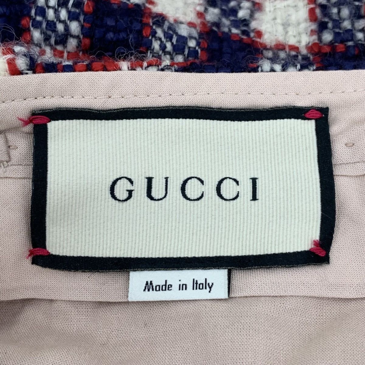 Gucci Gucci Plaid Woven Wool Wide-leg Casual Pants K26WX Size 27" / US 4 / IT 40 - 5 Thumbnail
