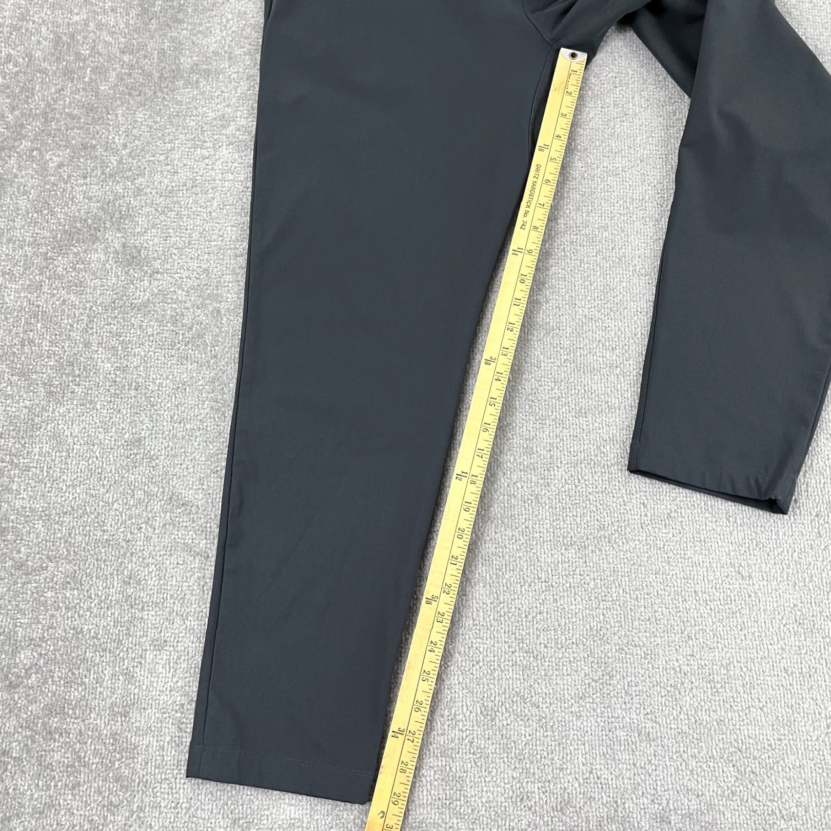 Lululemon Lululemon ABC Chino Pants Mens 34 x 29 Slim Gray - Straight Leg, Flat Front, 5-Pocket, Warpstreme M5AO4S Size US 34 / EU 50 - 5 Thumbnail