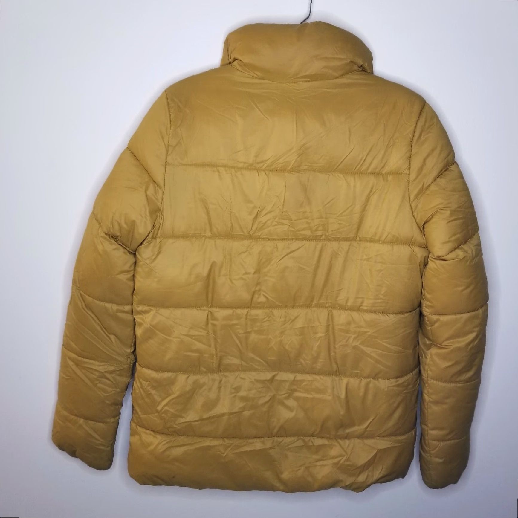 Old Navy OLD NAVY Puffer Jacket Yellow Full Zip Women's Size Small S Nylon Warm Winter Coat Women Size S / US 4 / IT 40 - 3 Thumbnail