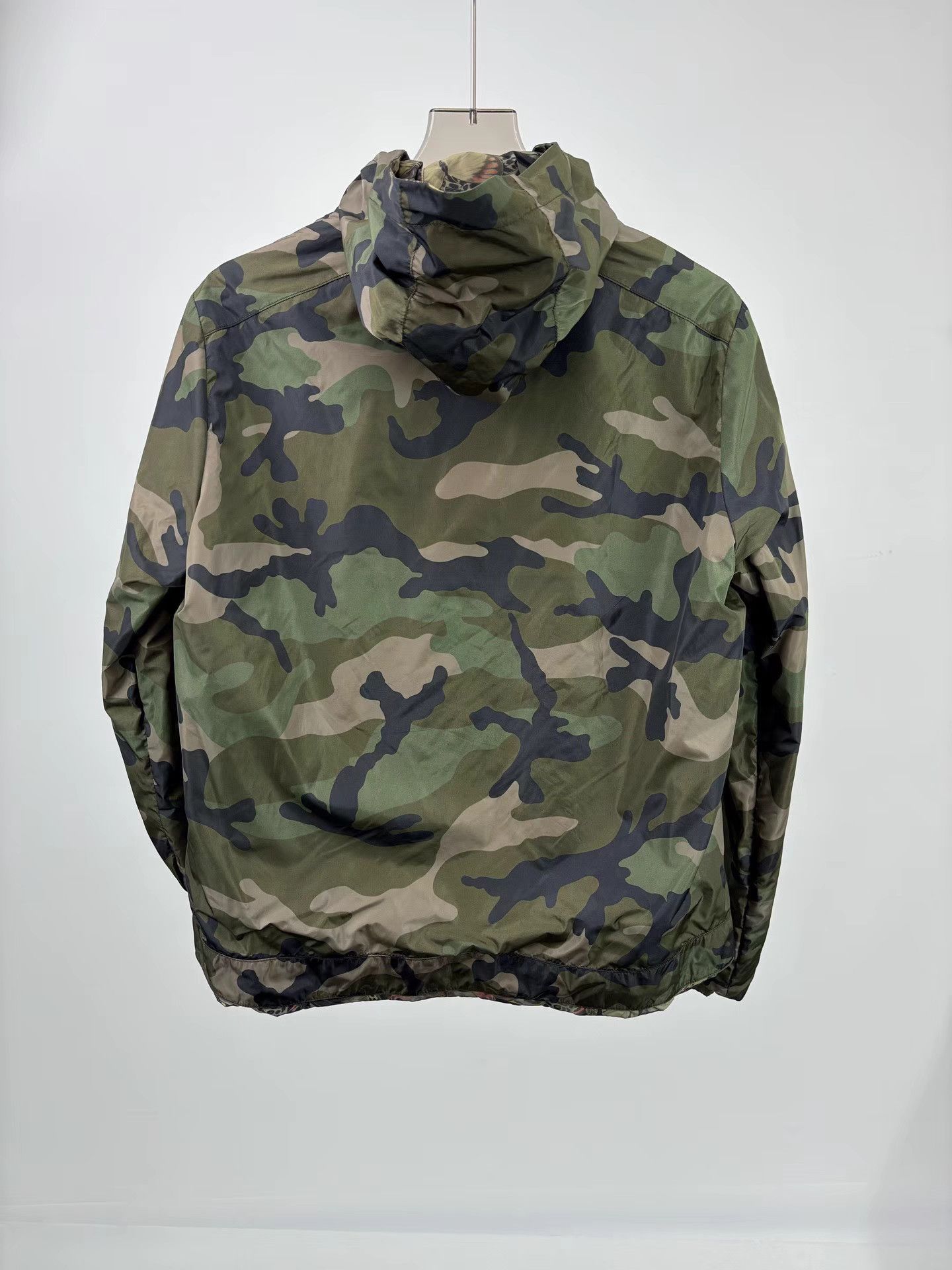 Valentino VALENTINO Camouflage Butterfly Reversible Windbreaker Jacket Size US M / EU 48-50 / 2 - 2 Thumbnail