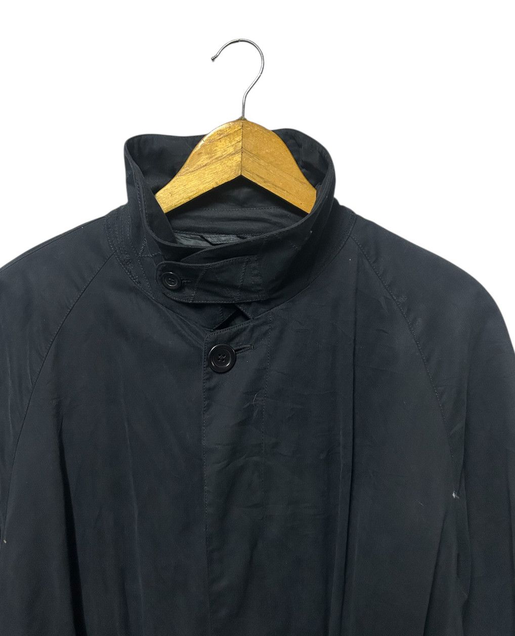 Giorgio Armani Giorgio Armani Long Trench Jacket Navy Blue Size US L / EU 52-54 / 3 - 5 Thumbnail