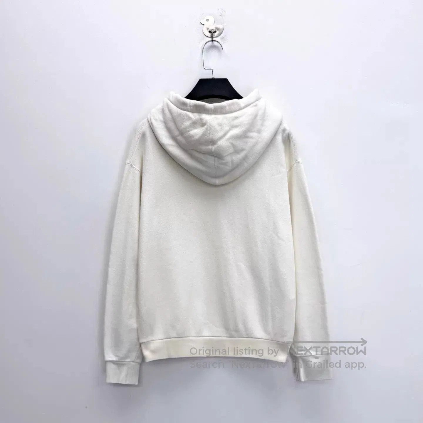 Gucci White Sequined Logo Print Hoodie. Size US XXS / EU 40 - 2 Thumbnail