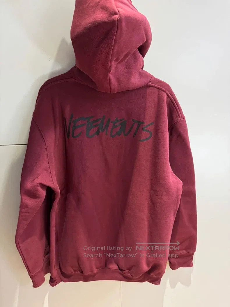 Vetements Vetements Red Hoodie Size S. Size US S / EU 44-46 / 1 - 1 Thumbnail