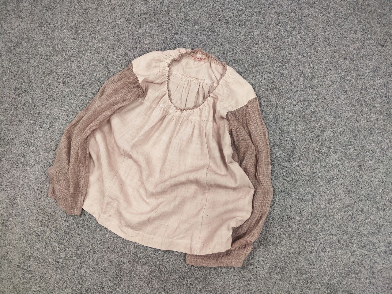 Japanese Brand Les Habits Neufs France Design Cotton Baggy Blouse Size M / US 6-8 / IT 42-44 - 3 Thumbnail
