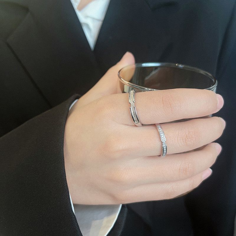 Jewelry New Design Jewelry Rings Open Size Chrome Ring (Size 7-13) Size ONE SIZE - 2 Thumbnail