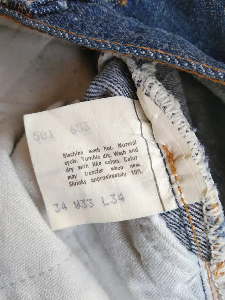 Levi's × Vintage 80s Vintage Levis 501 Made In USA 31x28 Size US 31 - 9 Thumbnail