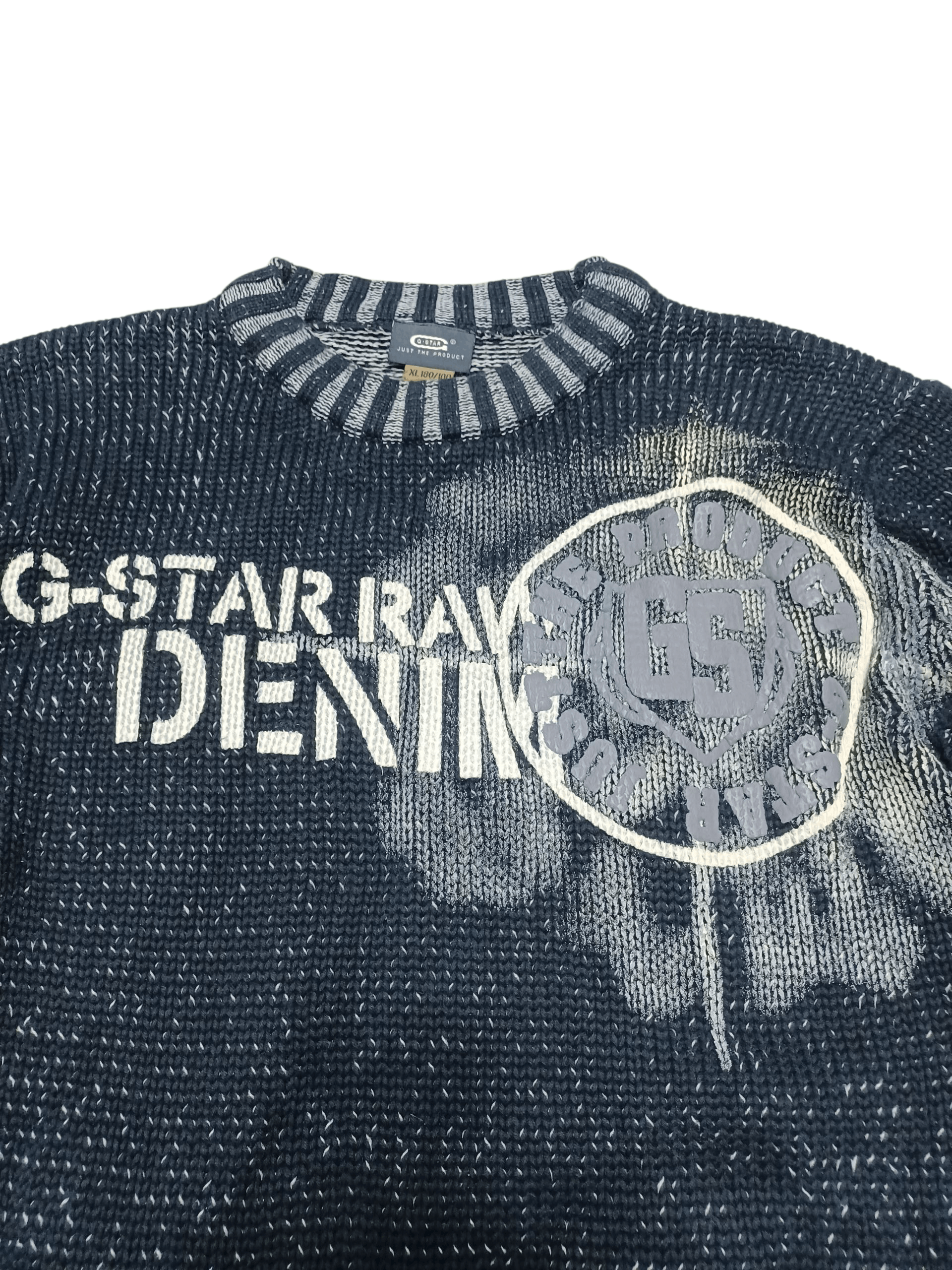 G-Star G STAR RAW VINTAGE AVANT GARDE BIG LOGO SWEATER Size US M / EU 48-50 / 2 - 2 Thumbnail