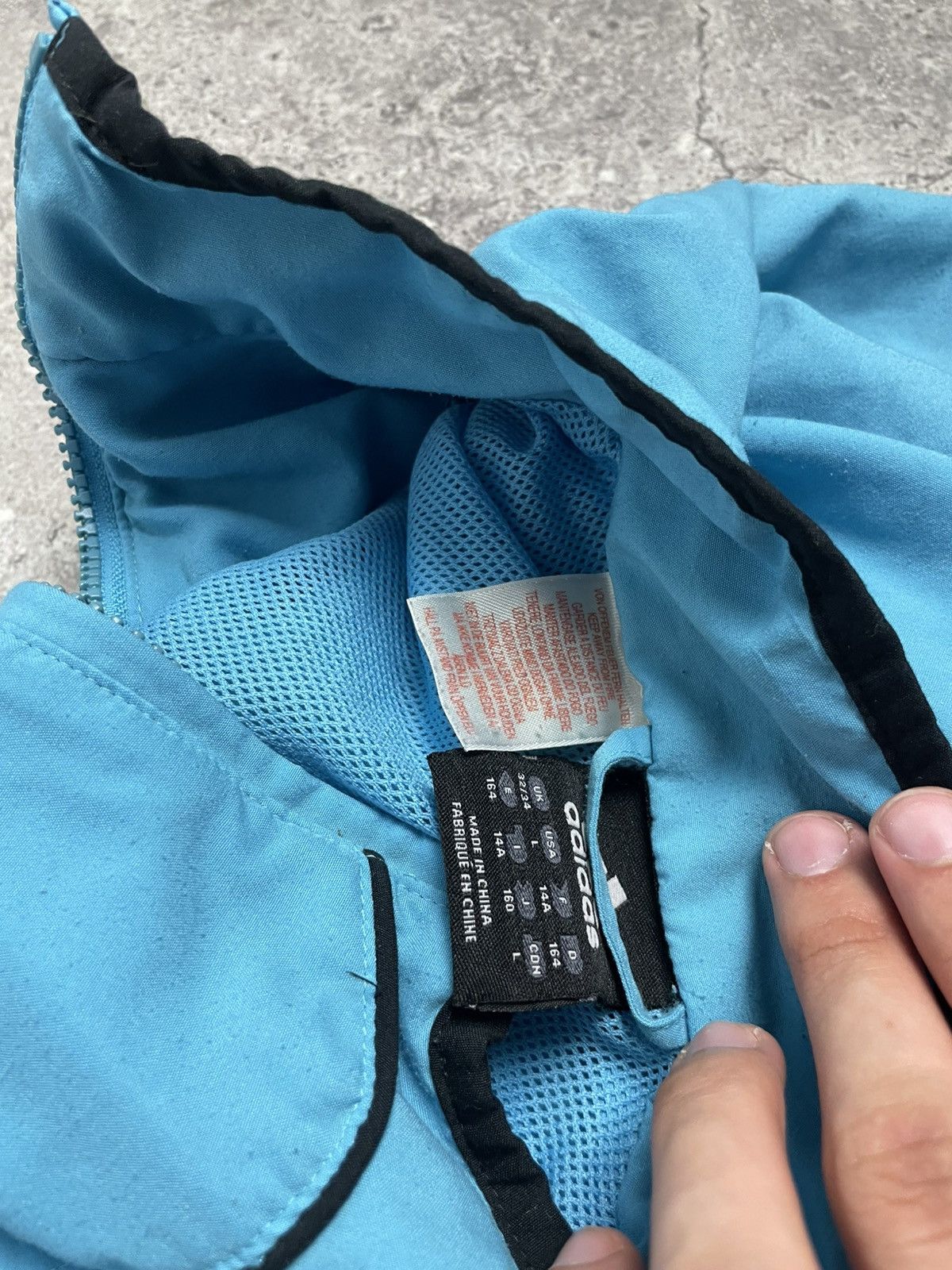 Adidas Vintage Adidas Marseille Nylon Olympic Jacket Y2K Size US S / EU 44-46 / 1 - 12 Thumbnail