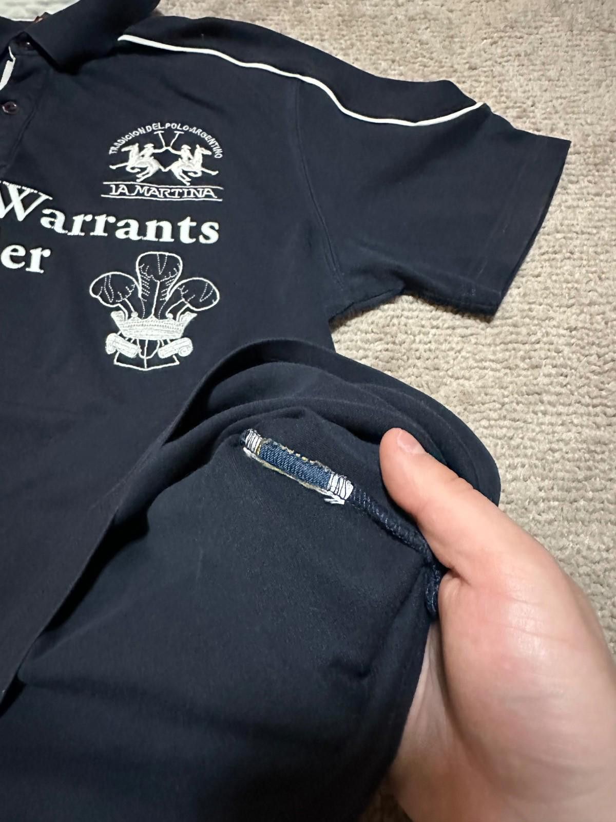 La Martina La Martina Polo Warrants Holder Short Sleeve Embroidered #1 Size US XXL / EU 58 / 5 - 5 Thumbnail