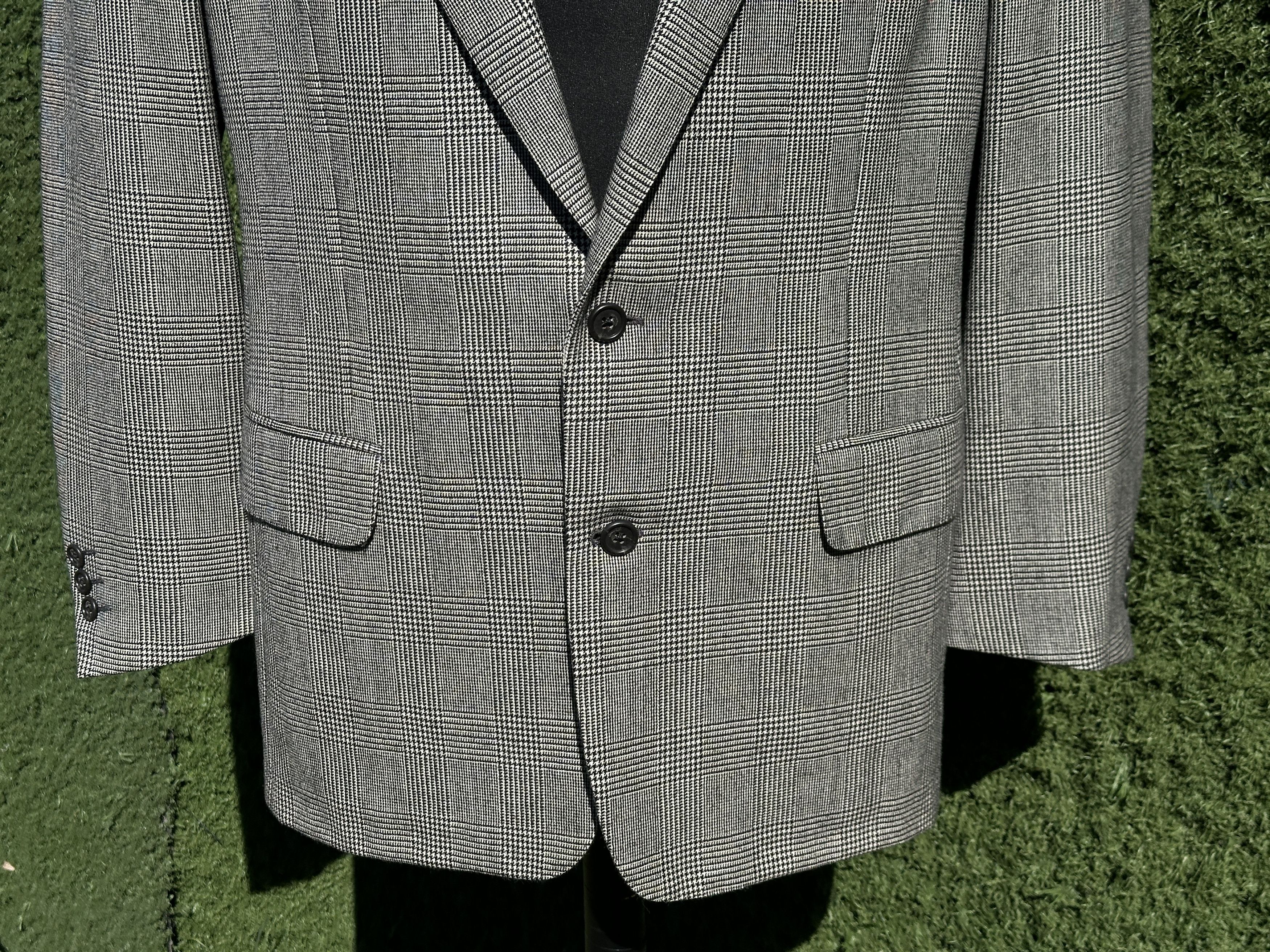 Corneliani Corneliani Wool Glen Check Blazer Formal Jacket Size 50 IT Size 50R - 11 Thumbnail